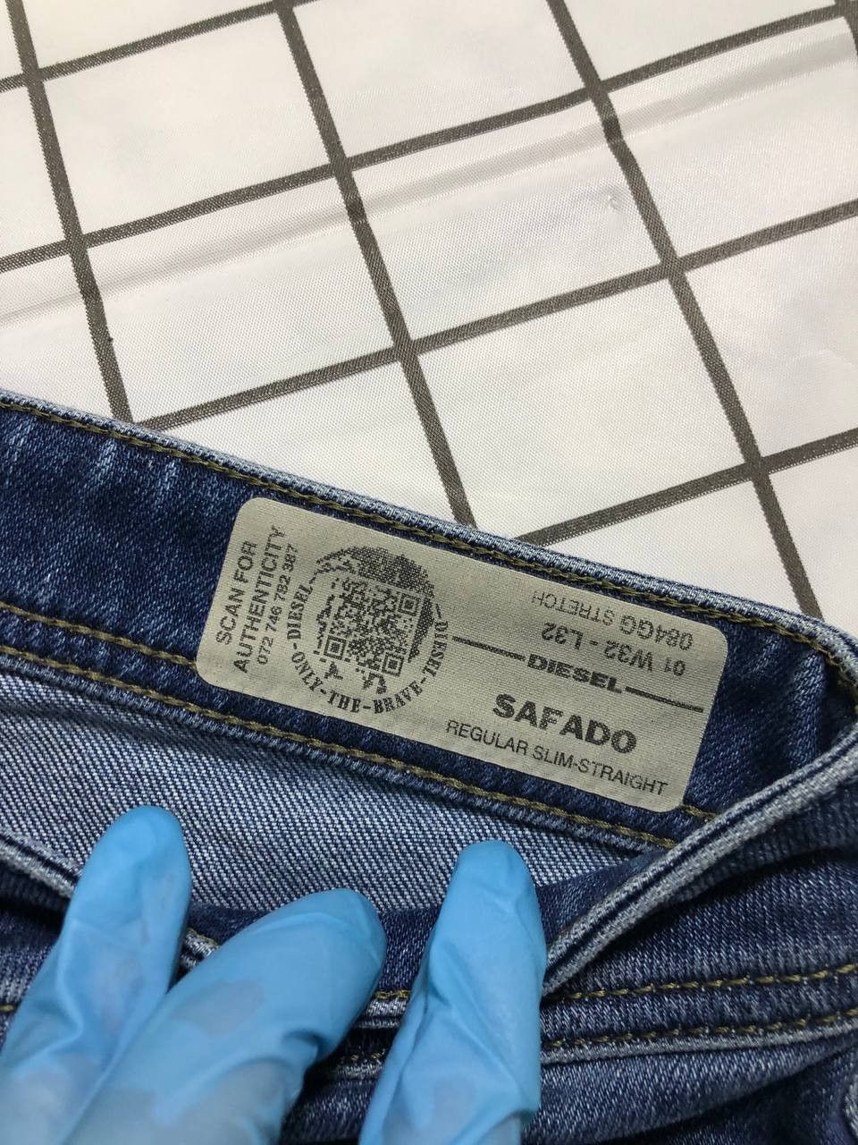 Diesel Diesel Industry Safado Slim Straight Acid Wash Denim Jeans Size US 32 / EU 48 - 14 Thumbnail