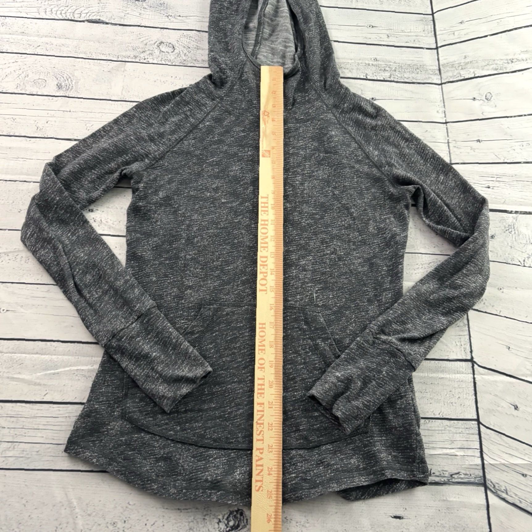 Marmot Marmot Hoodie Mens/Unisex XS Gray Cotton Poly Lightweight Pullover Sweatshirt - Activewear, Pullover, Lightweight, Gray, XS Size XS / US 0-2 / IT 36-38 - 2 Thumbnail