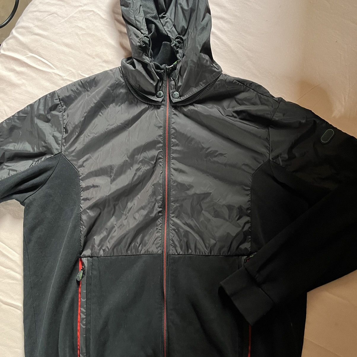 Hugo Boss Hugo Boss Men's Black Zip Up Light Jacket Size XL Size US XL / EU 56 / 4 - 2 Thumbnail