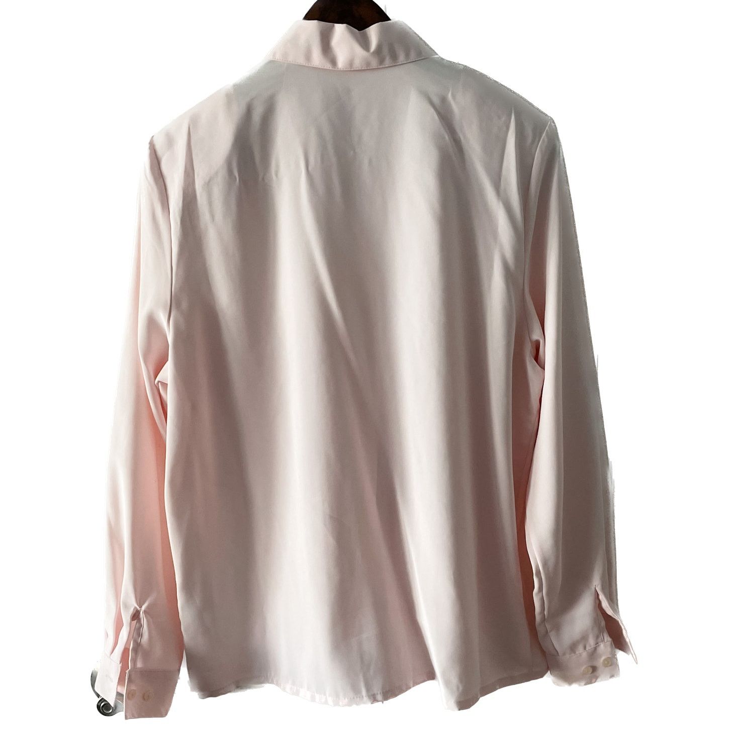 Vintage Vintage pale pink pleated blouse w/ pearl collar M Size M / US 6-8 / IT 42-44 - 5 Thumbnail
