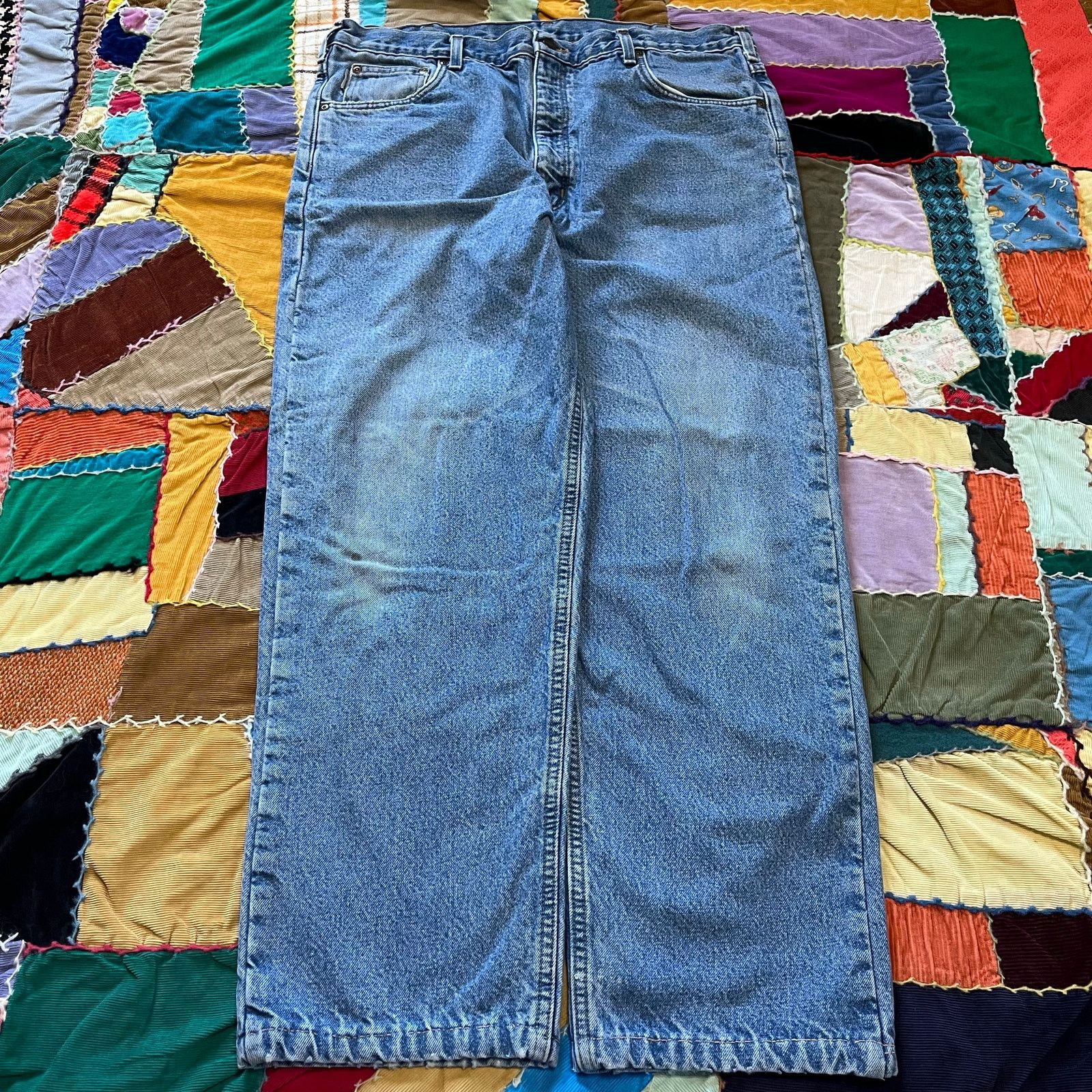 Carhartt Carhartt Detroit Style Blanket Lined Blue Jeans 38Wx30L Size US 38 / EU 54 - 2 Thumbnail