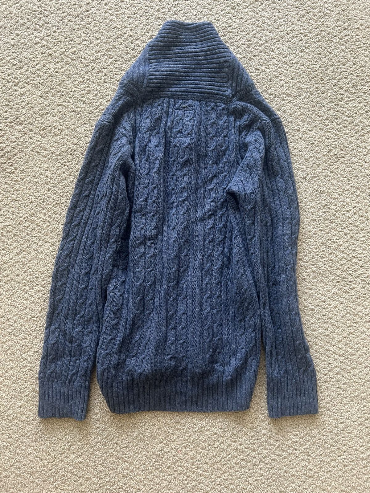G-Star G star raw denim shawl collar neck knit sweater Size US L / EU 52-54 / 3 - 2 Thumbnail