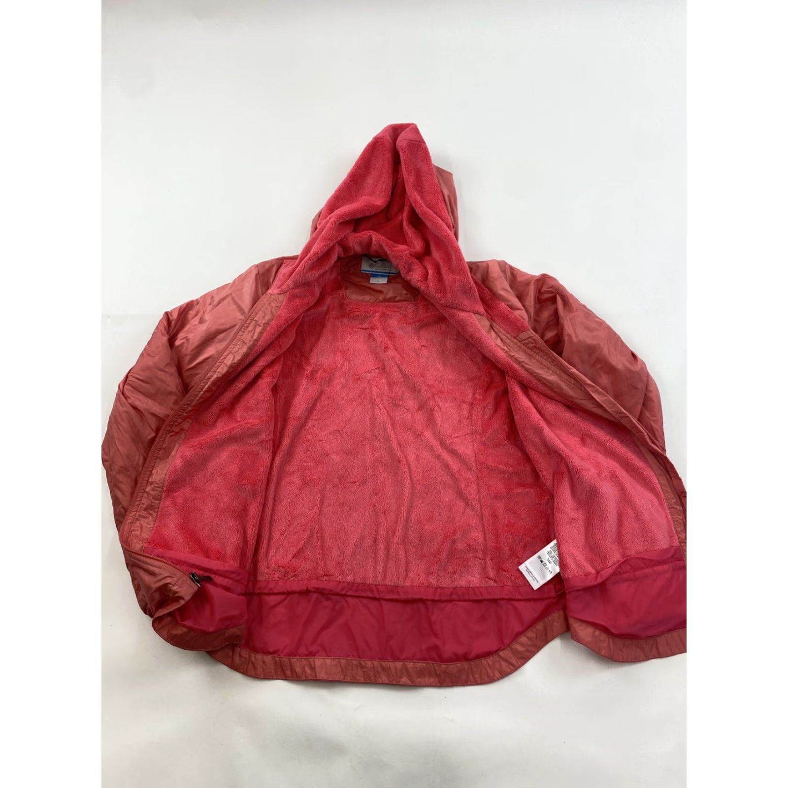 Pinko Columbia Jacket Women’s Pink Full Zip Hooded Fleece Lined M Size M / US 6-8 / IT 42-44 - 3 Thumbnail