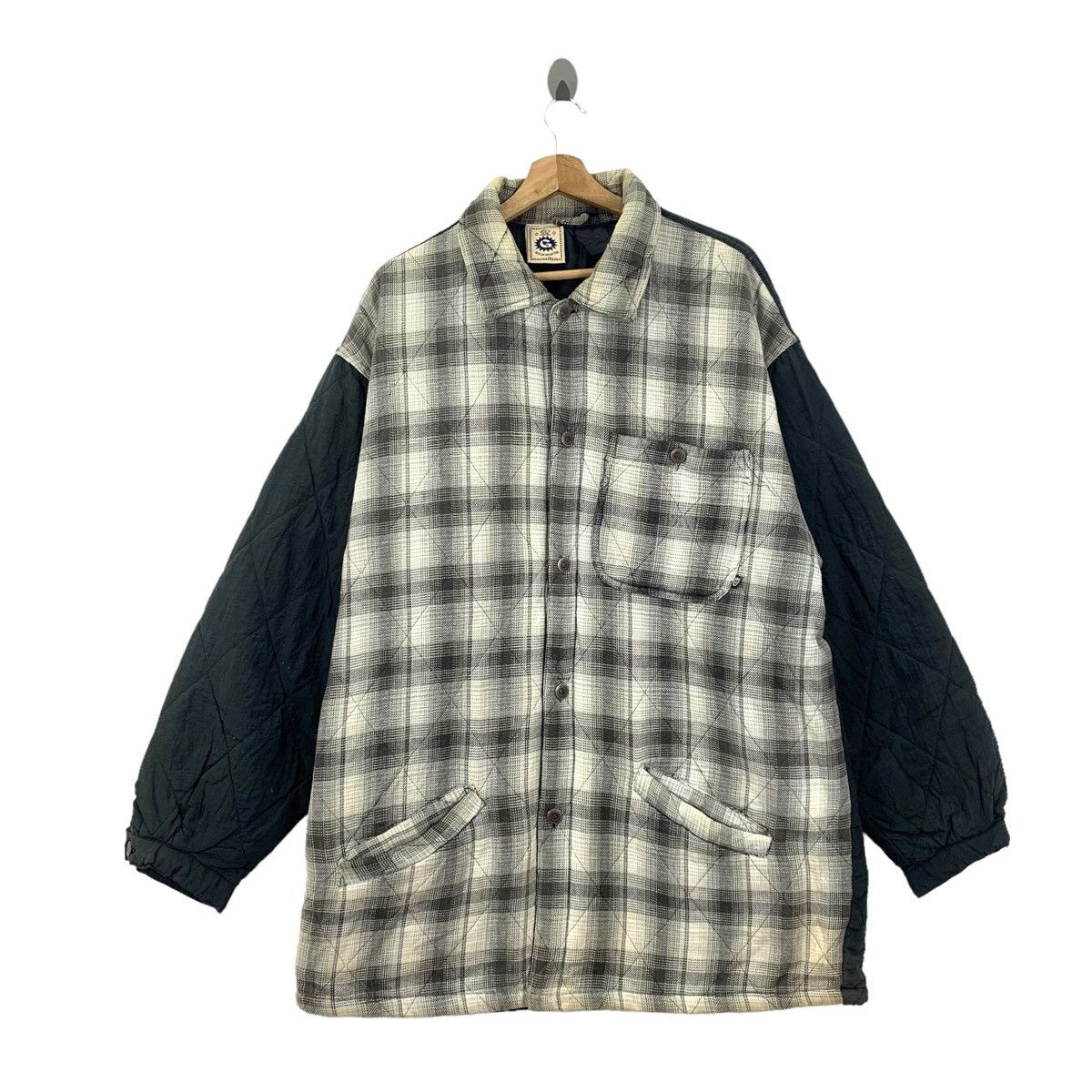 Vintage GOTCHA Surfboard Checkered Tartan Shirts Sweater