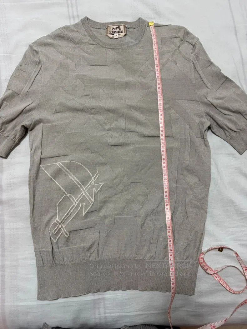 Hermes Hermes Short Sleeve Knit Top. Size US M / EU 48-50 / 2 - 5 Thumbnail