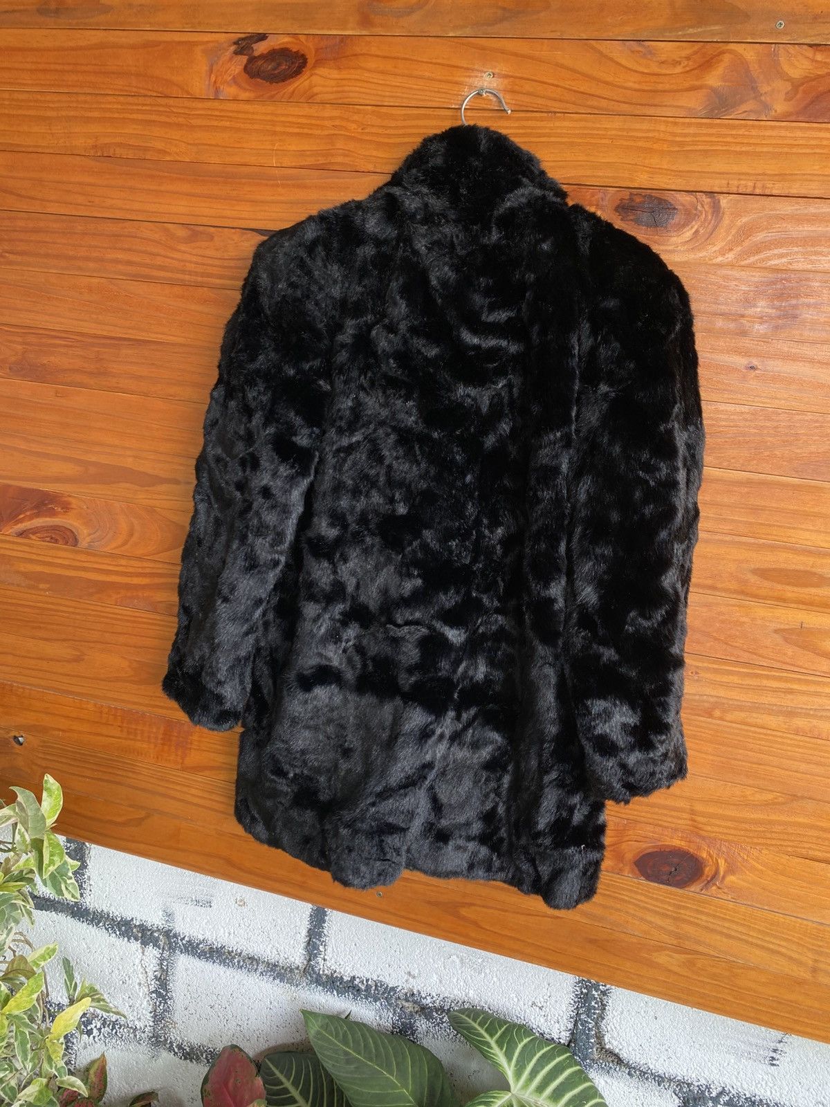 Vintage Vintage Jean Louis de Paris Faux Fur Coat Black Winter Coat Size M / US 6-8 / IT 42-44 - 8 Thumbnail