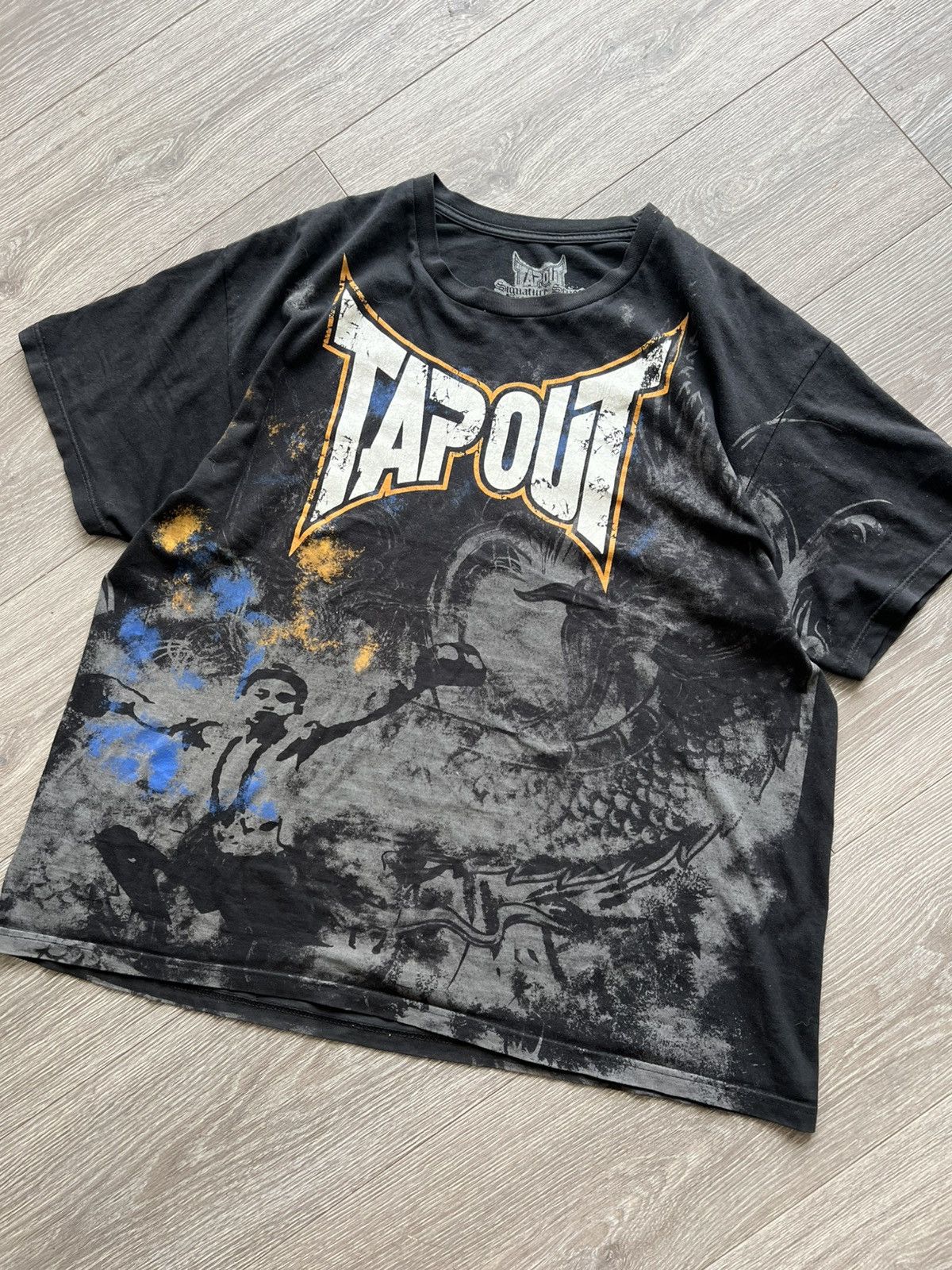 Vintage Vintage Tapout T-Shirt Size US XL / EU 56 / 4 - 3 Thumbnail