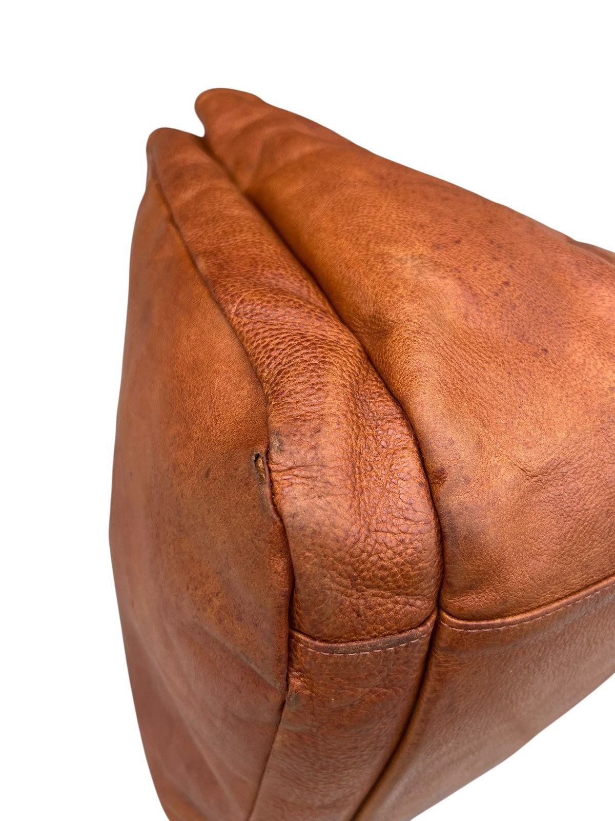 Leather 2000s Yohji Yamamoto Y’saccs Faded Patina Leather Bag Size ONE SIZE - 15 Thumbnail