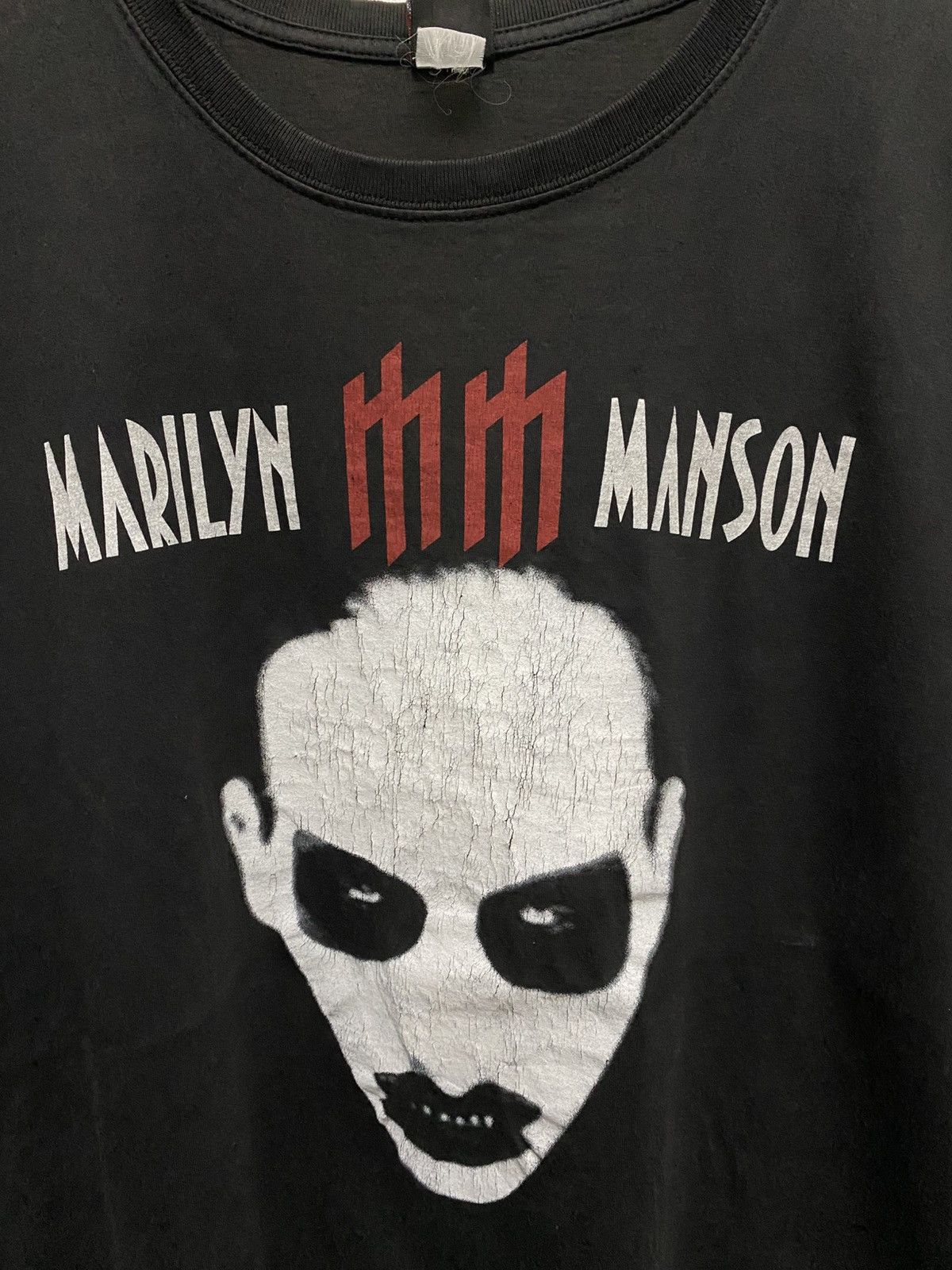 Band Tees Vintage Marilyn Manson Face T-Shirt Size XXL Size US XXL / EU 58 / 5 - 3 Thumbnail