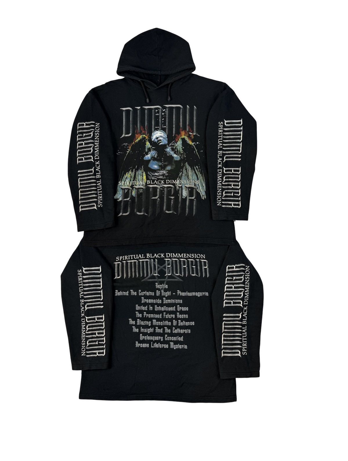 Vintage Dimmu Borgir Spiritual Black Dimensions Vintage 90's Print Size US L / EU 52-54 / 3 - 1 Thumbnail