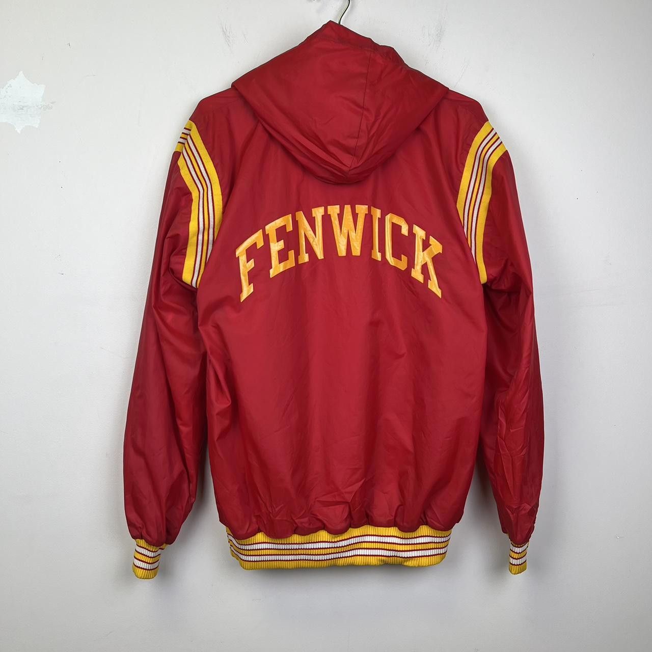 Champion Vintage Fenwick Falcons Pullover Jacket - Red & Yellow Size US M / EU 48-50 / 2 - 1 Thumbnail