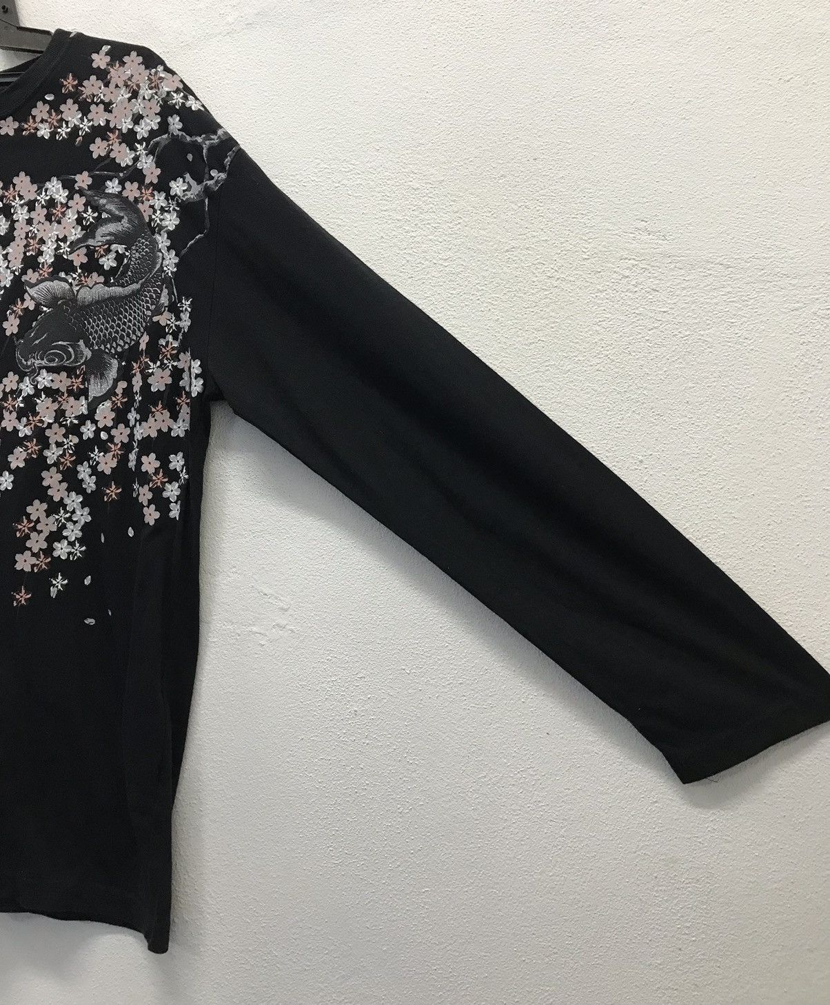 Japanese Brand × Vintage Vintage Fish Koi Sukajan Long Sleeve Shirt Size US XXL / EU 58 / 5 - 5 Thumbnail