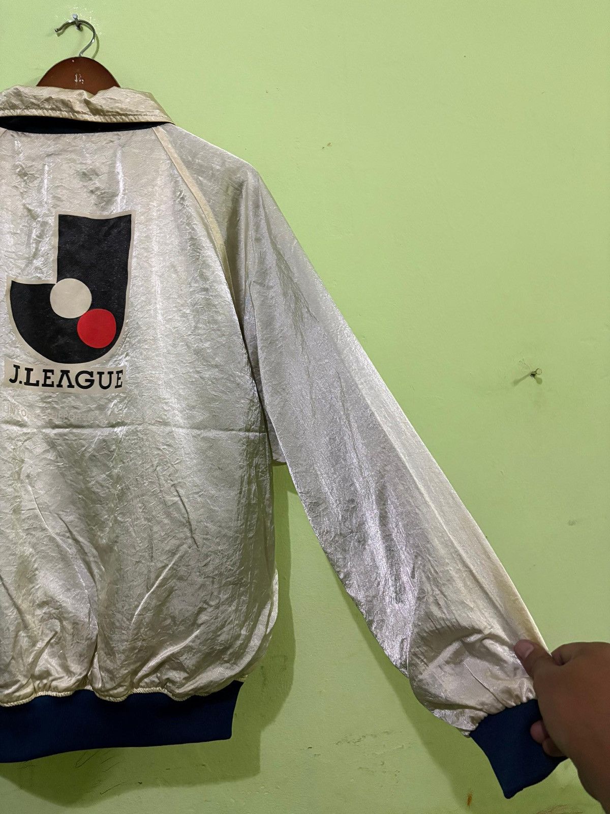 Japanese Brand × Vintage Vintage J.League Windbreaker Jacket Reversible Design Size US L / EU 52-54 / 3 - 8 Thumbnail