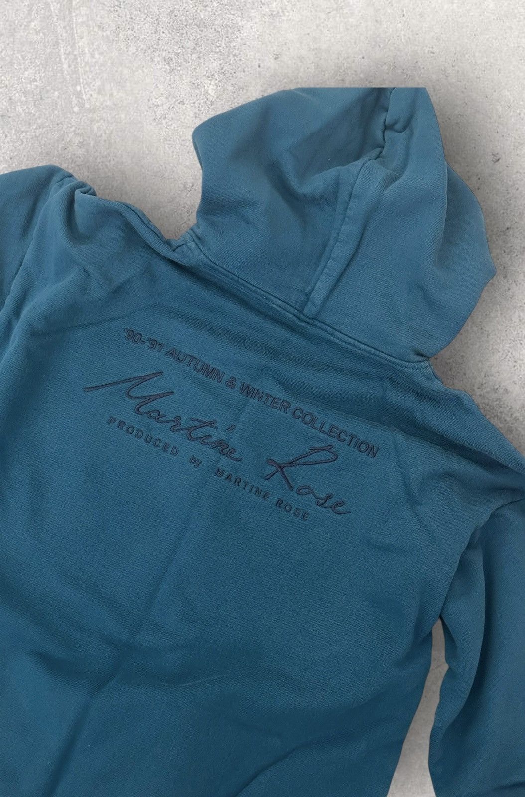 Martine Rose Martine Rose Cropped Fleece Hoodie Size US S / EU 44-46 / 1 - 1 Thumbnail