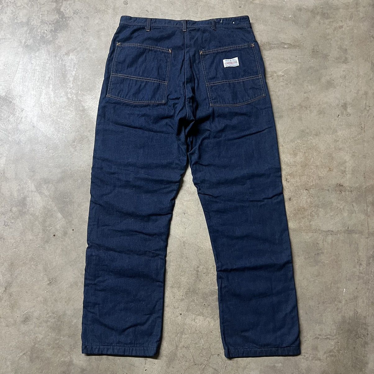 Vintage Vintage Carters 🇺🇸 Watch the Wear Jeans & Overalls Pants Size US 34 / EU 50 - 1 Thumbnail
