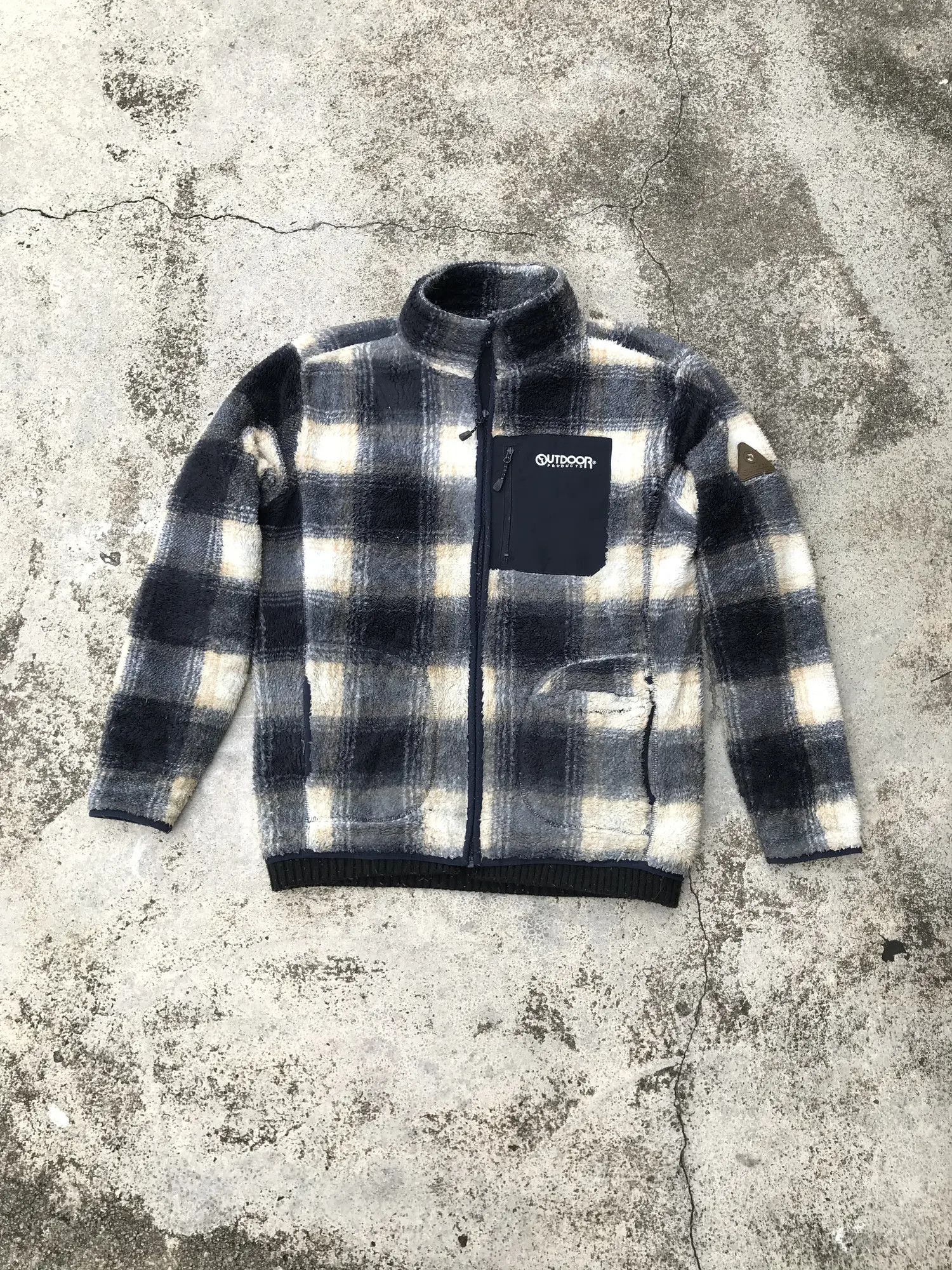 Vintage Outdoor Fleece Jacket Size US L / EU 52-54 / 3 - 3 Thumbnail