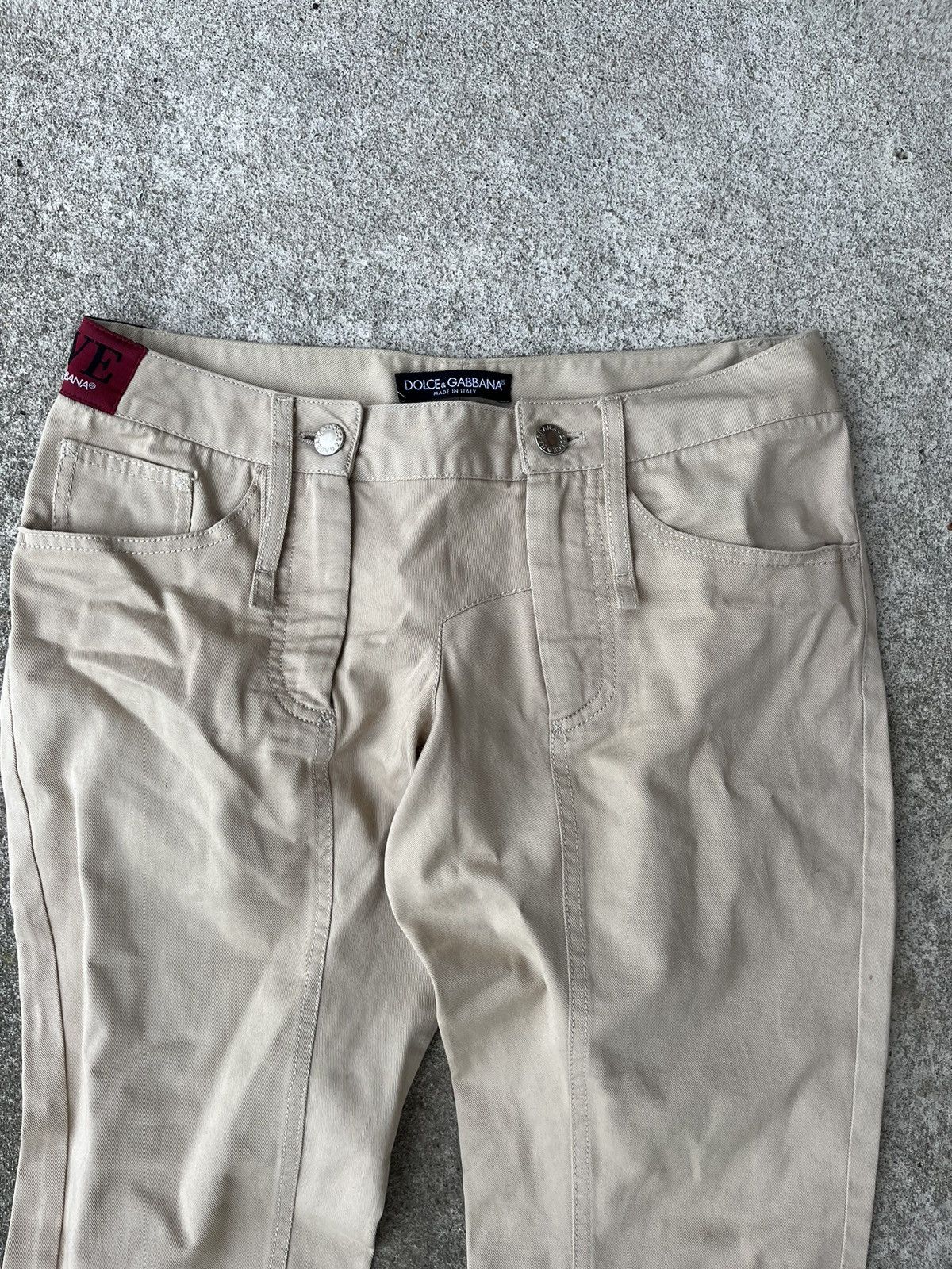 Dolce & Gabbana Dolce Gabbana Love multi button pants Size 26" / US 2 / IT 38 - 3 Thumbnail