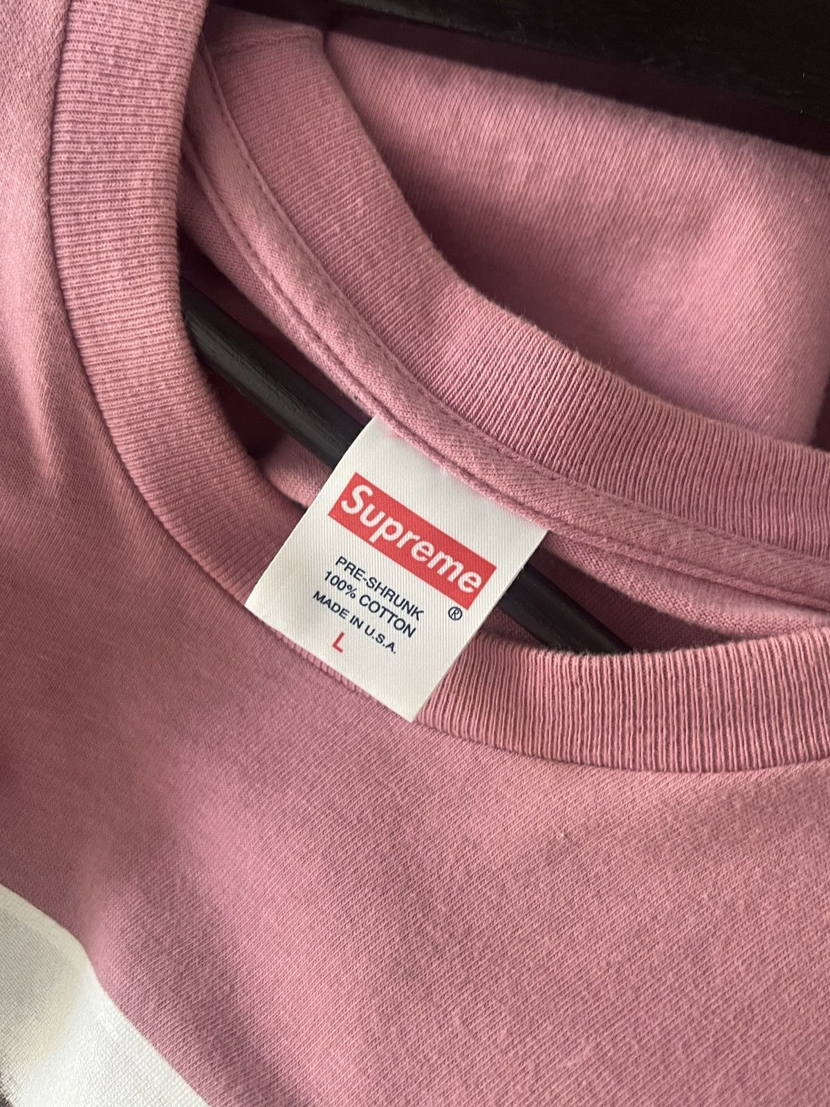 Supreme S/S 2016 Morrissey Tee (Rose) Size US L / EU 52-54 / 3 - 5 Thumbnail