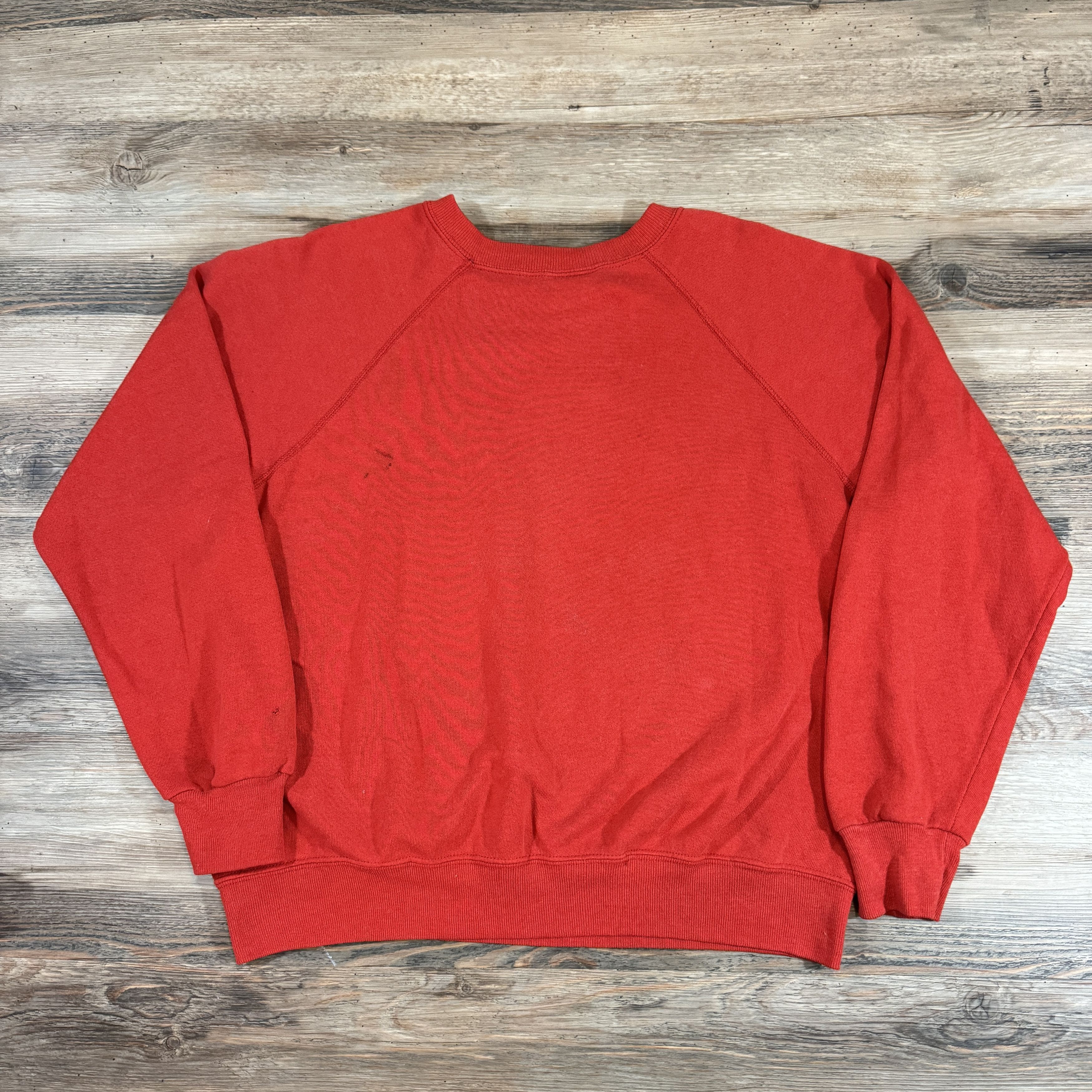 NBA × Vintage 80s Vintage CHICAGO BULLS Crewneck Raglan Sweatshirt Jordan Size US M / EU 48-50 / 2 - 5 Thumbnail
