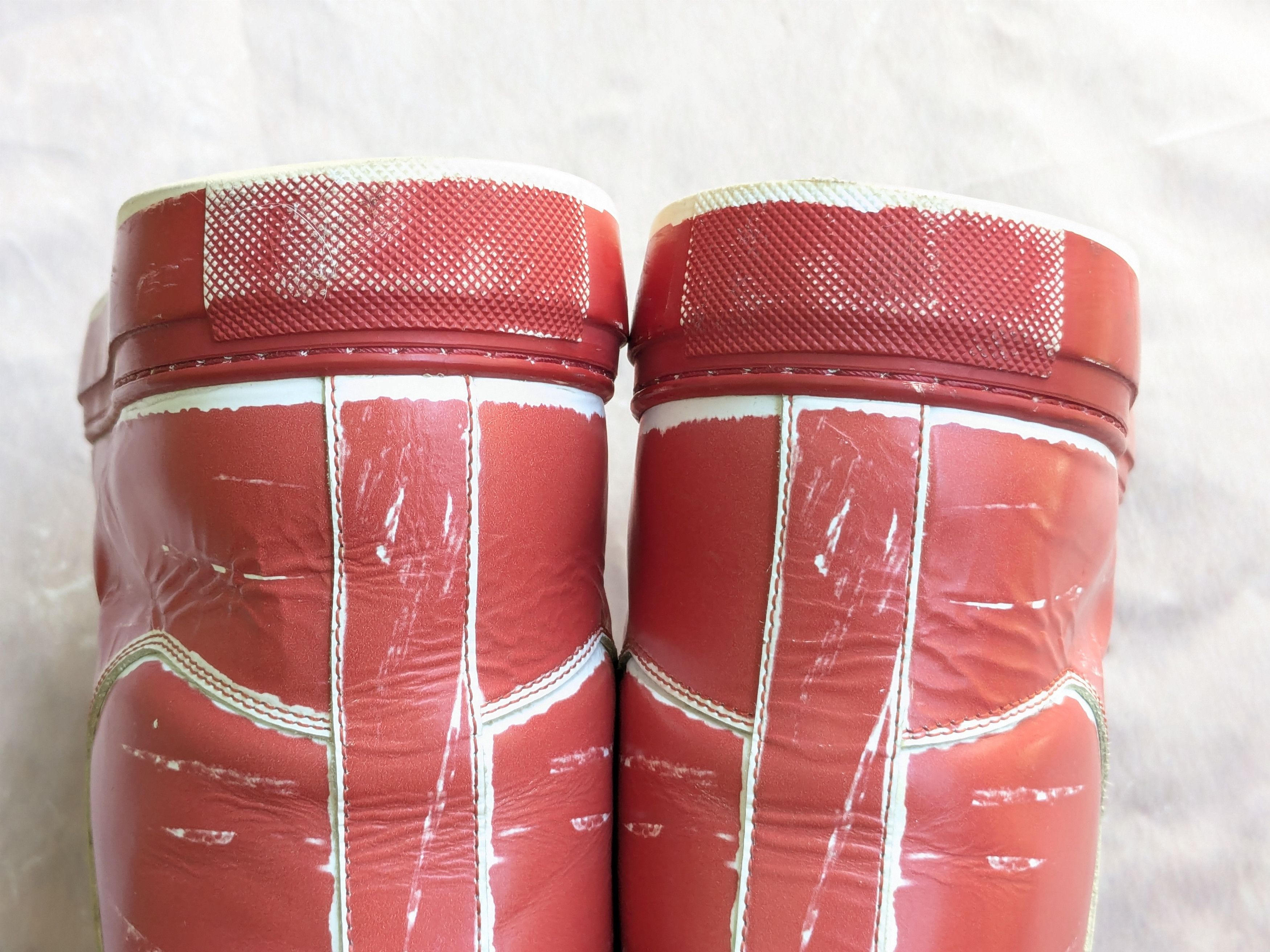 Balenciaga Balenciaga Arena Red White 11 Leather High Tops Size US 11 / EU 44 - 15 Thumbnail