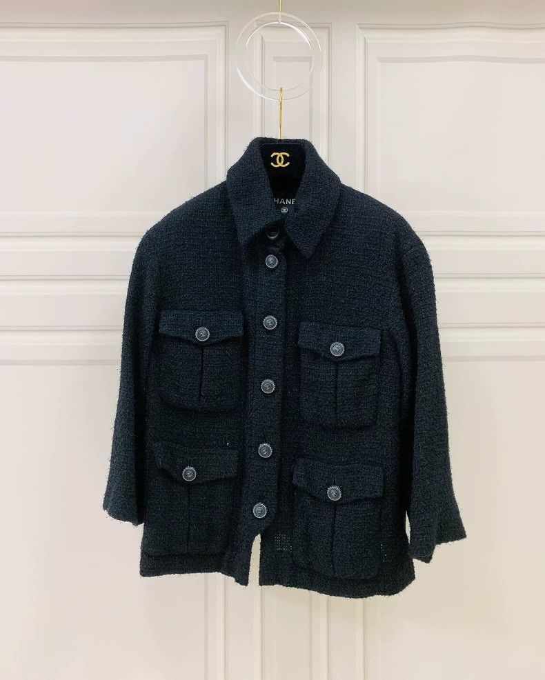 Chanel Chanel 2019 black four-pocket jacket Size XS / US 0-2 / IT 36-38 - 1 Thumbnail