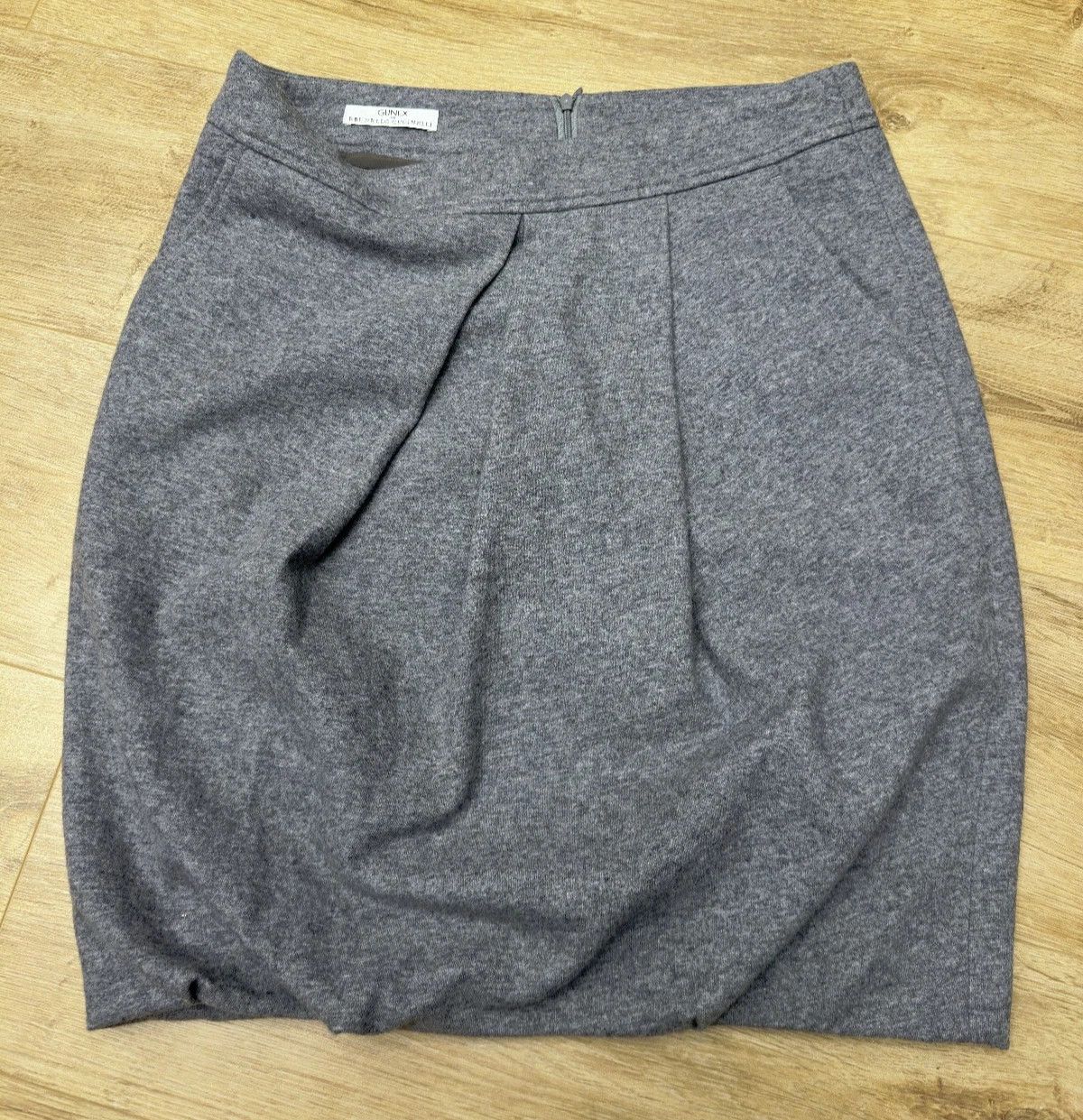 Brunello Cucinelli Gunex for Brunello Cucinelli Skirt Silk Size I44 D38 F40 Us8 Size 30" / US 8 / IT 44 - 9 Thumbnail