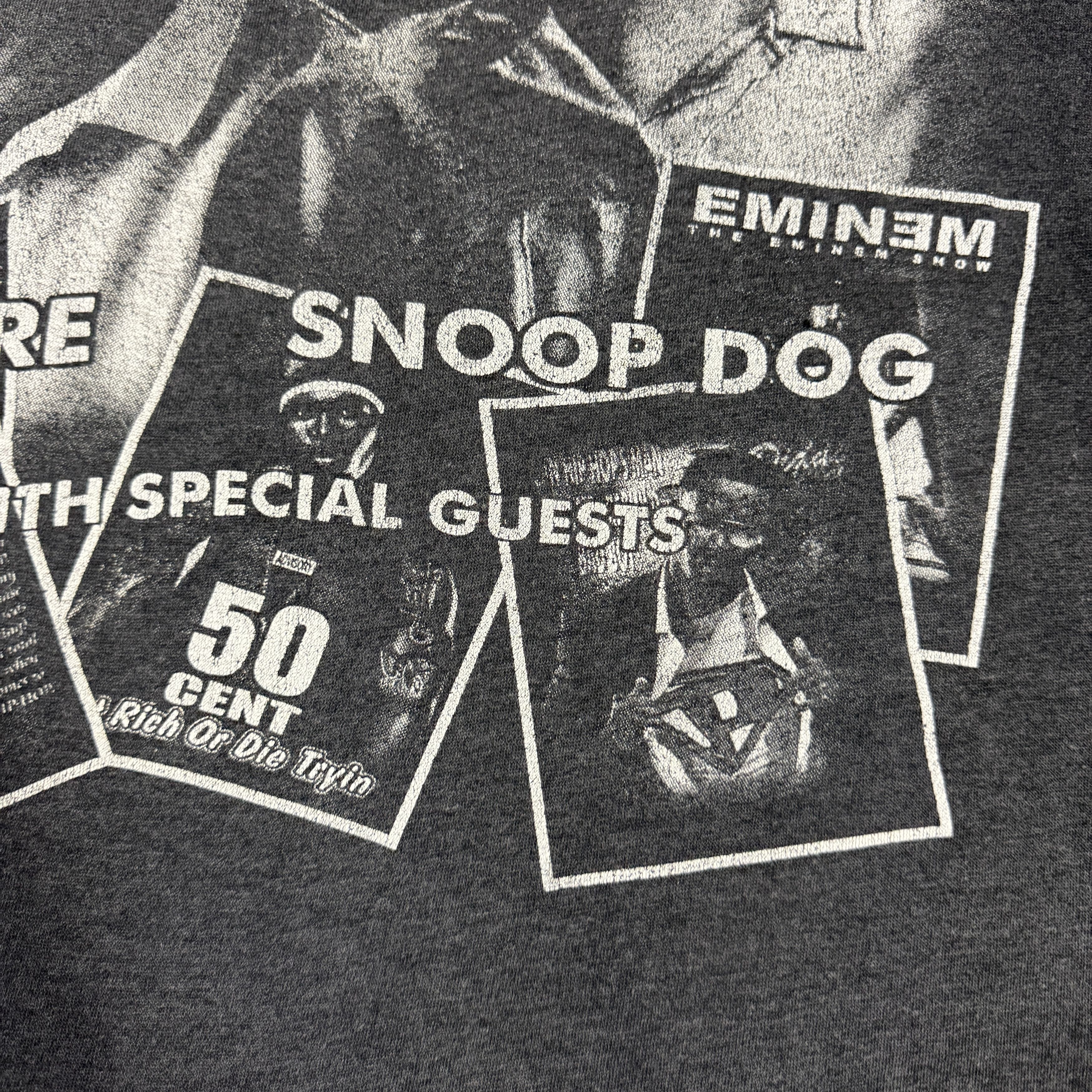 Vintage Vintage Early 2000s Double Threat Rap Tee Shirt Snoop Dogg Size US XL / EU 56 / 4 - 7 Thumbnail