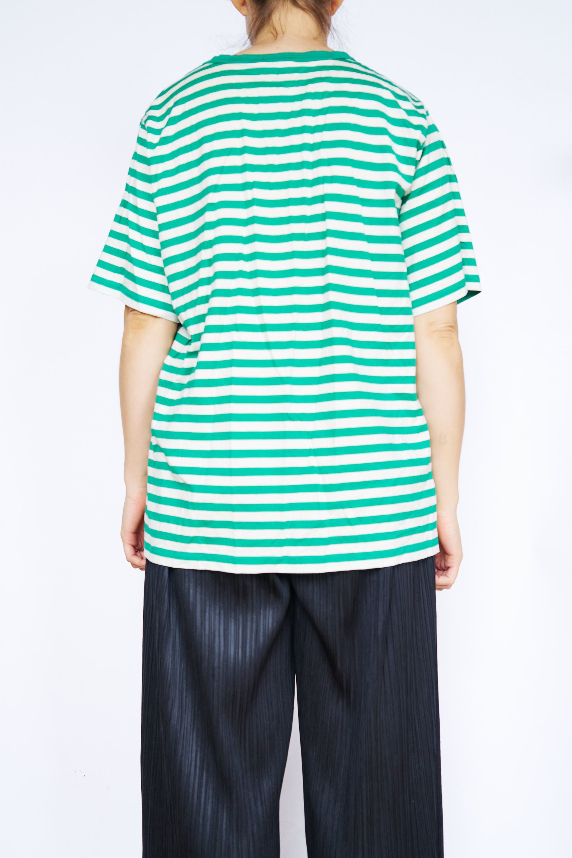 Marimekko Marimekko Kioski Striped Logo Tee Size US XXL / EU 58 / 5 - 7 Thumbnail