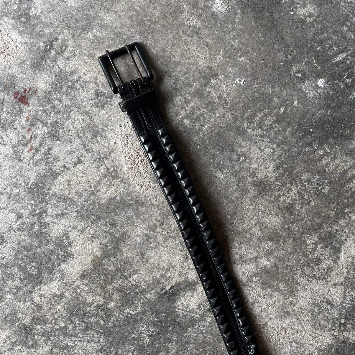 If Six Was Nine FUGA FULL ZIPPER STUDED BELT Size 32 - 9 Thumbnail