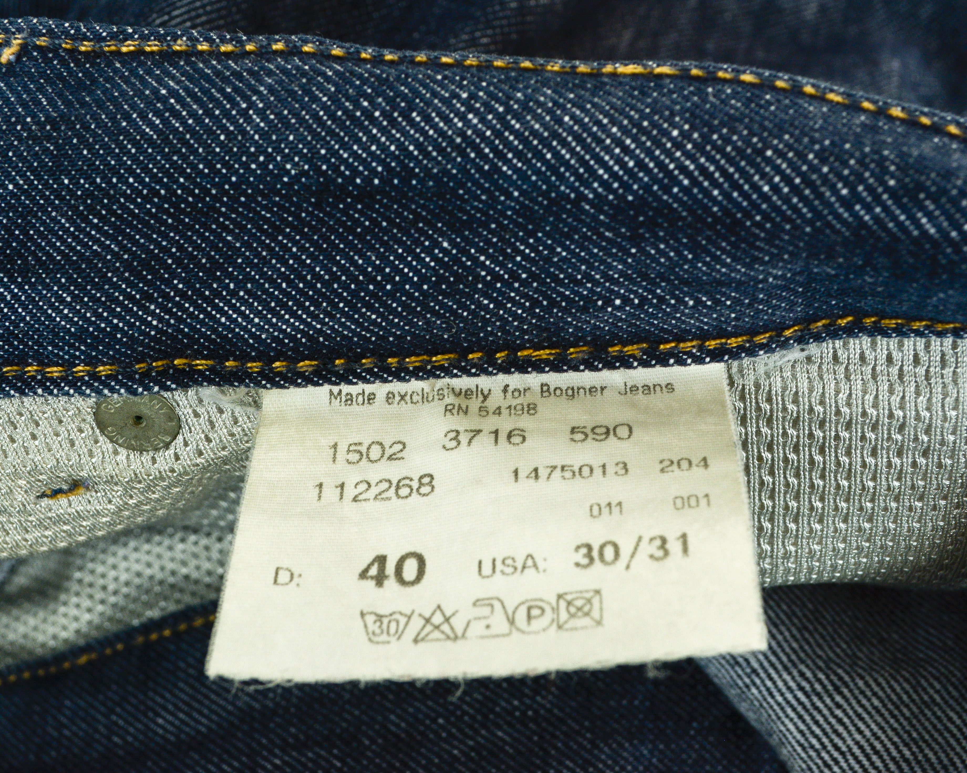 Bogner BOGNER JEANS W30 L28 Jeans Denim Pants Trousers Straight Size US 30 / EU 46 - 4 Thumbnail