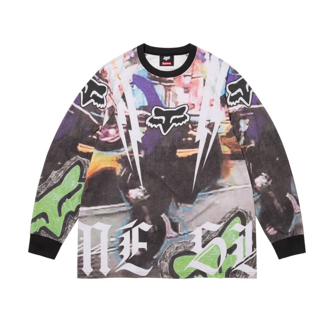 Fox Racing × Supreme Supreme/Fox Racing L/S Jersey MultiColor Size US XL / EU 56 / 4 - 1 Thumbnail