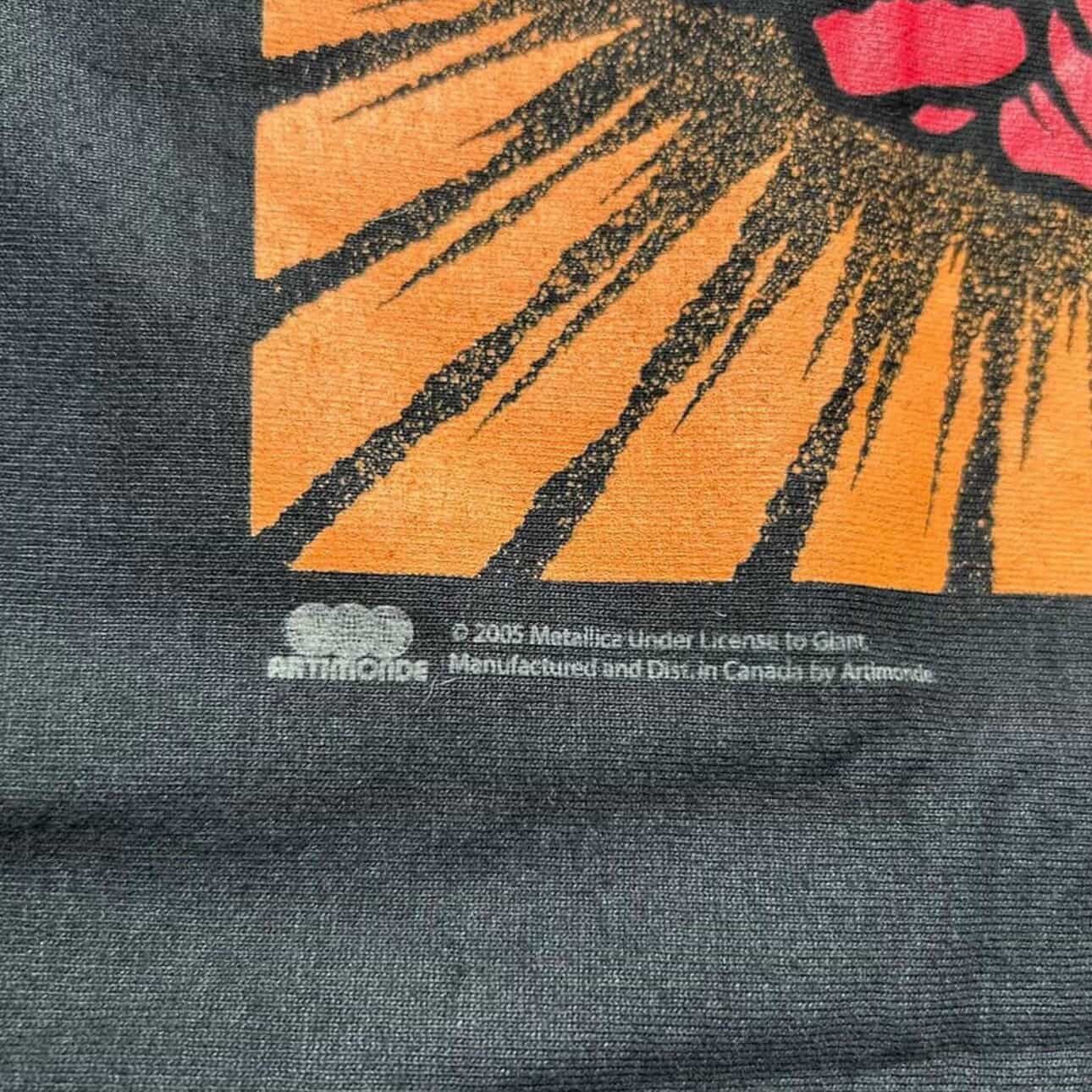Other 2005 Metallica Tee Shirt Size US L / EU 52-54 / 3 - 4 Thumbnail