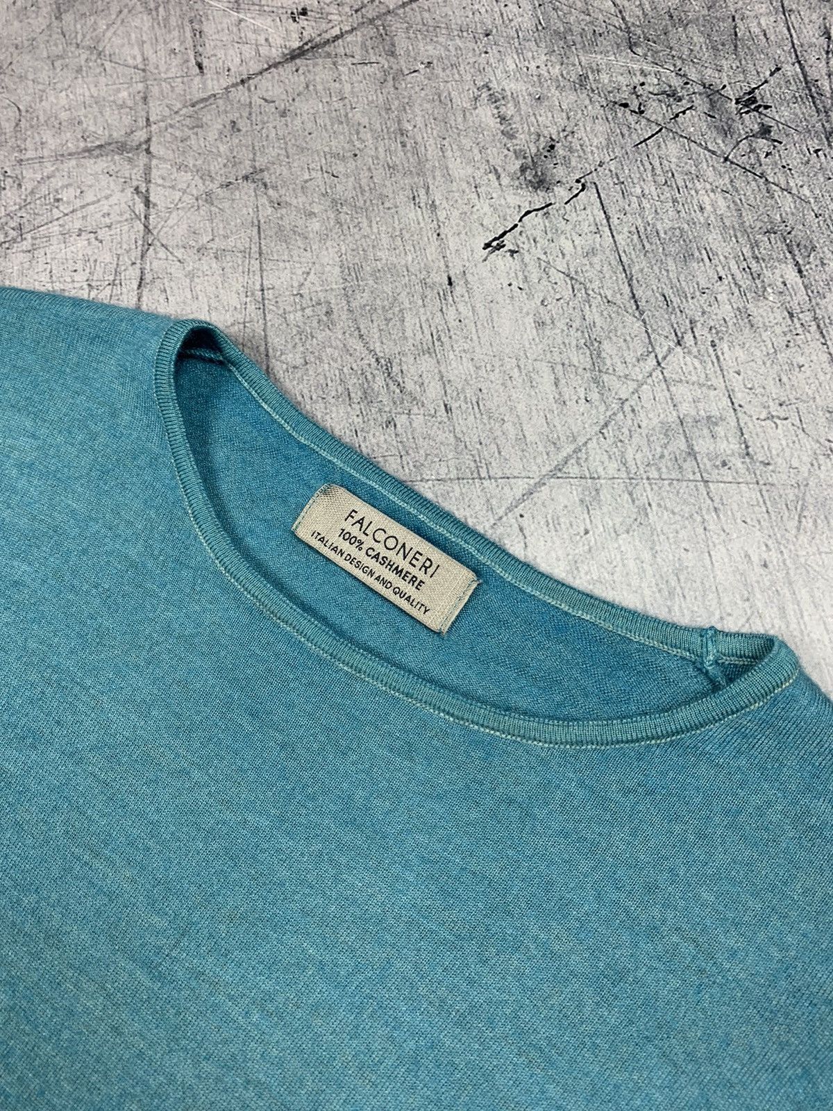 Other Falconeri 100% Cashmere Sweater Pullover Blue Size S / US 4 / IT 40 - 4 Thumbnail