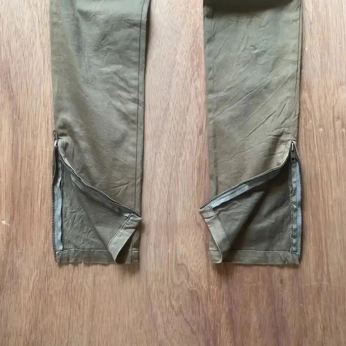 Japanese Brand VTG BARAK DENIM STRETCHABLE SKINNY ZIPPER LEG TROUSERS PANTS Size US 28 / EU 44 - 5 Thumbnail