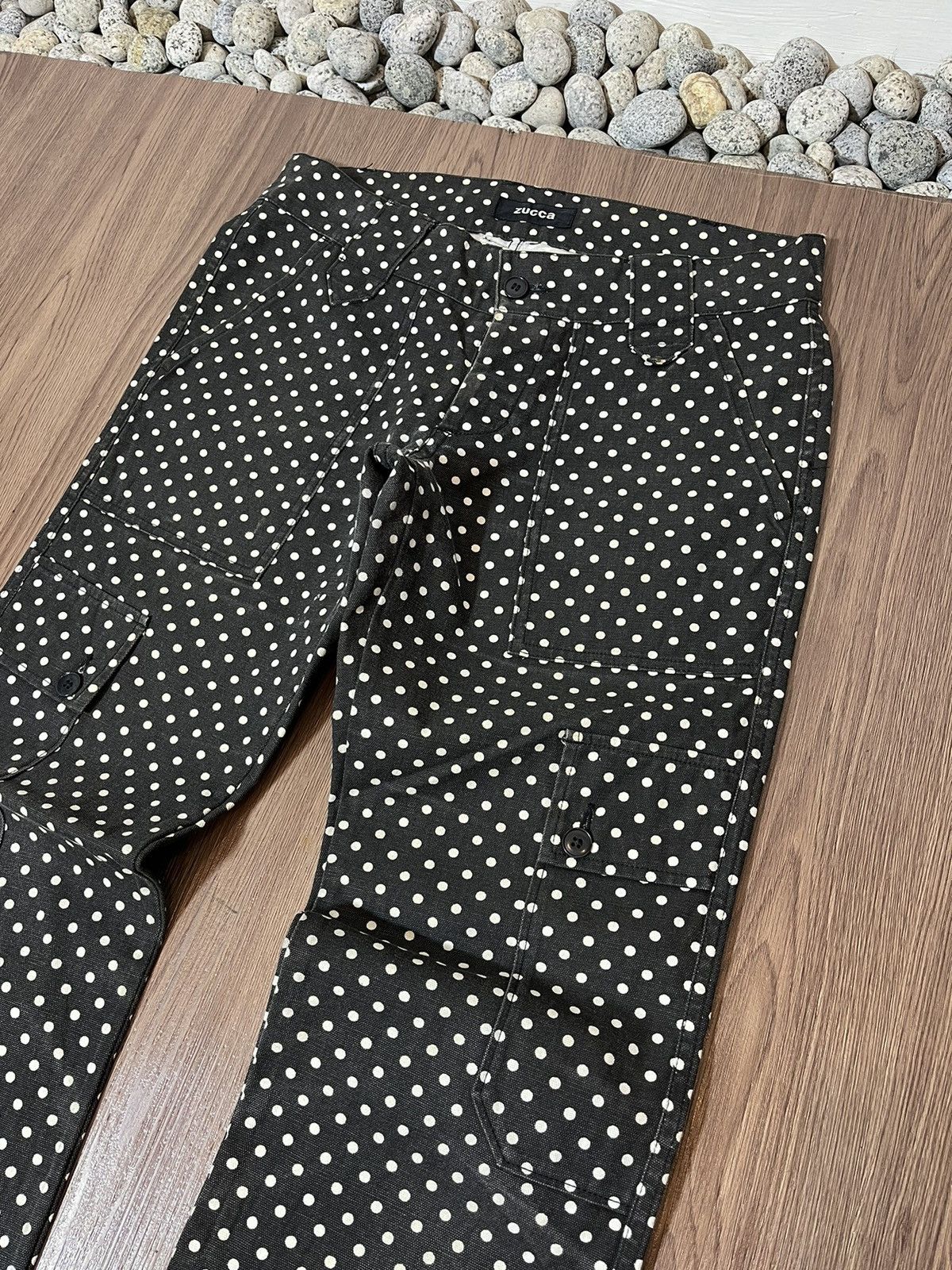 Zucca Zucca by Issey Miyake Polkadot Cargo Pants Size US 31 - 5 Thumbnail