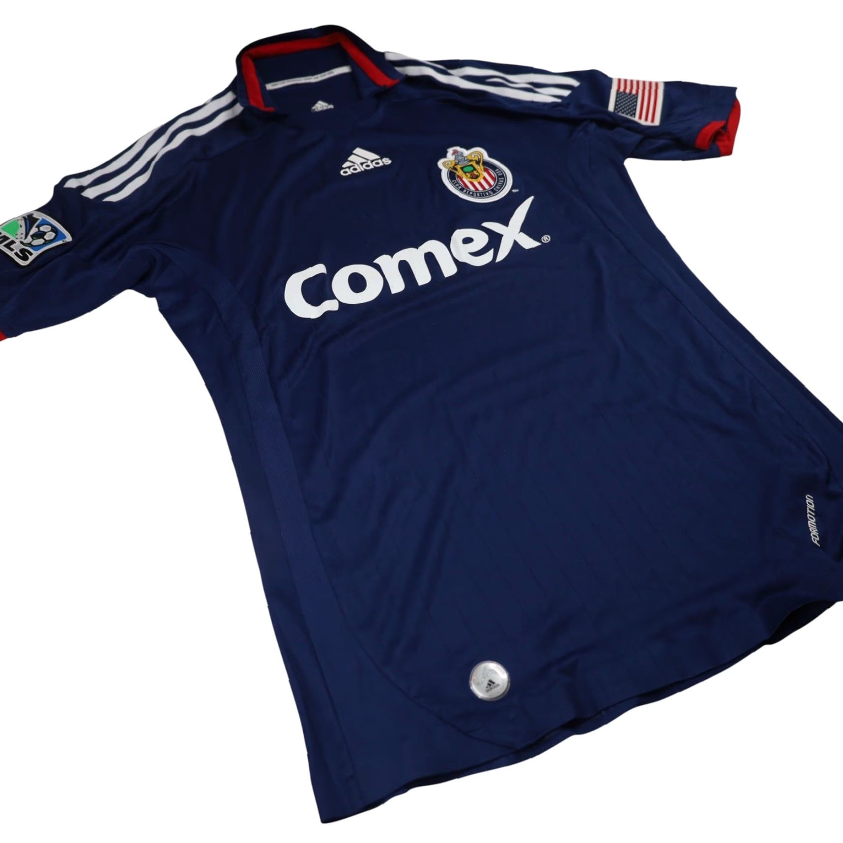Adidas VINTAGE 2009 Adidas Club Deportivo Chivas USA Soccer Jersey Blue M Mens Size US M / EU 48-50 / 2 - 4 Thumbnail