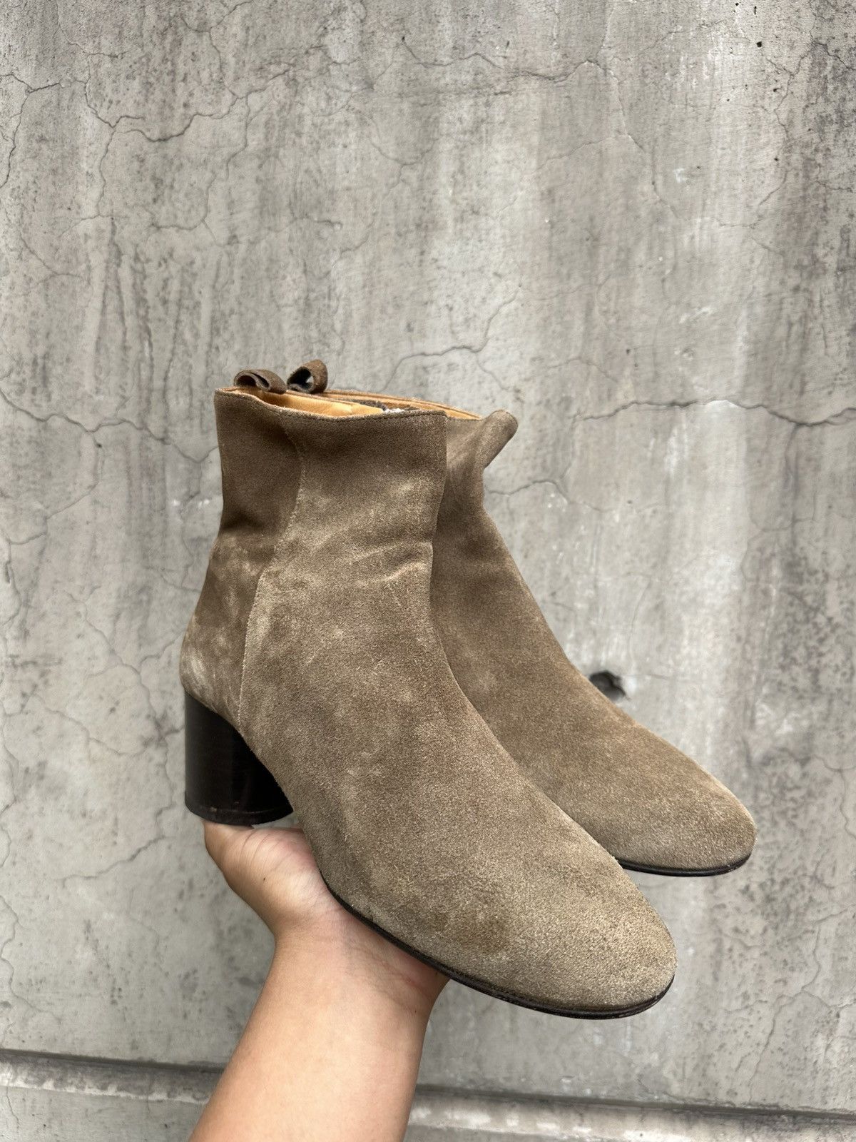 Isabel Marant Etoile Isabel Marant Étoile Suede Beige Boots – Pointed Toe Size US 10 / IT 40 - 1 Thumbnail