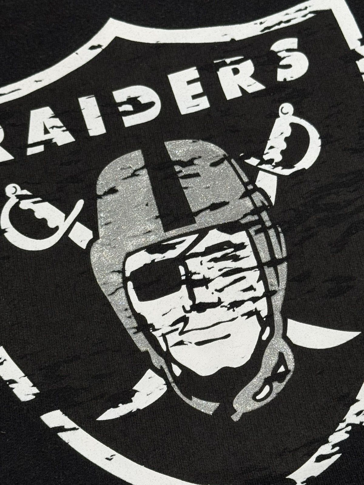 NFL NFL team Apparel Raiders black crew neck sweatshirt Size US L / EU 52-54 / 3 - 4 Thumbnail