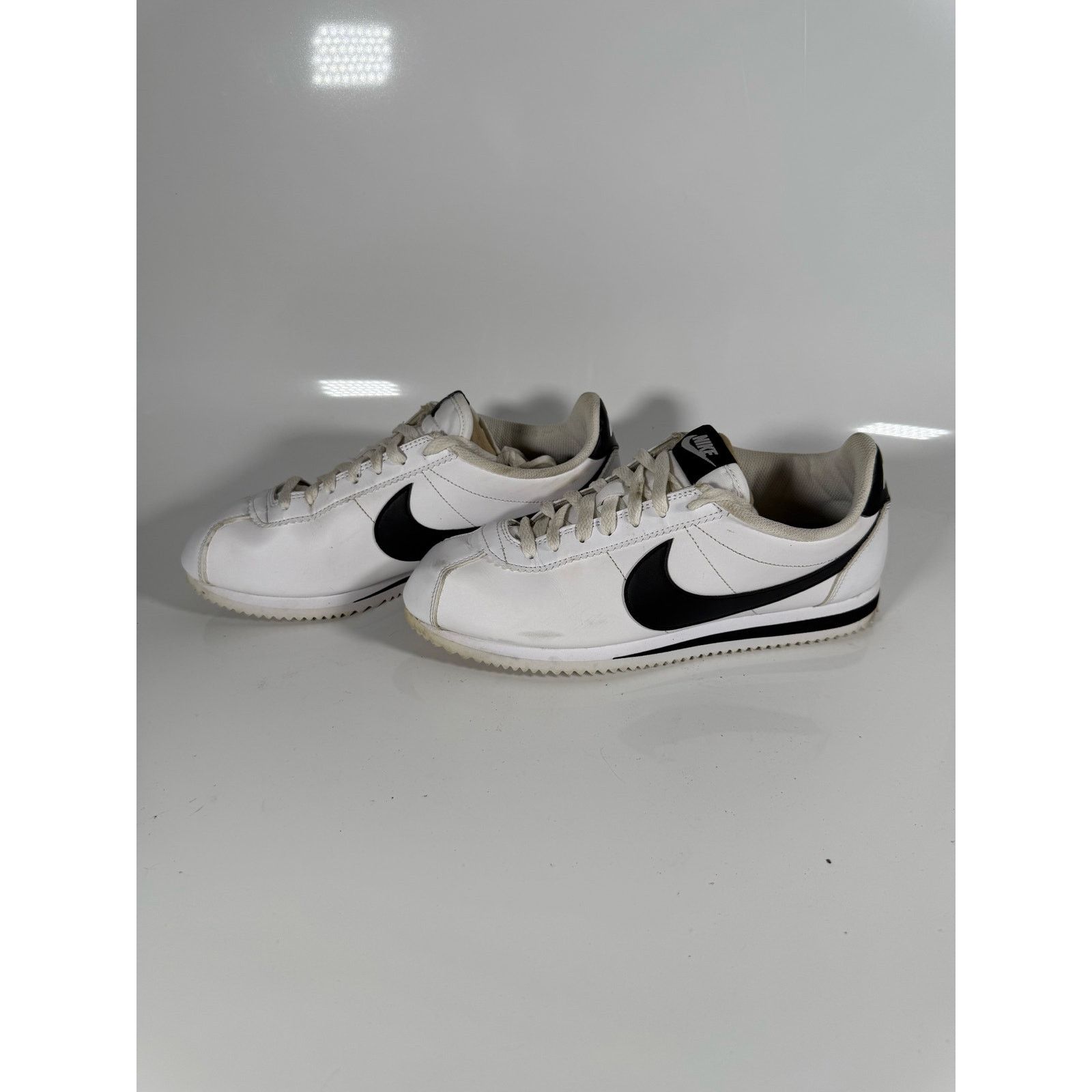 Nike Nike Cortez Leather White Black Classic Women’s Size 11 Size US 11 / IT 41 - 1 Thumbnail