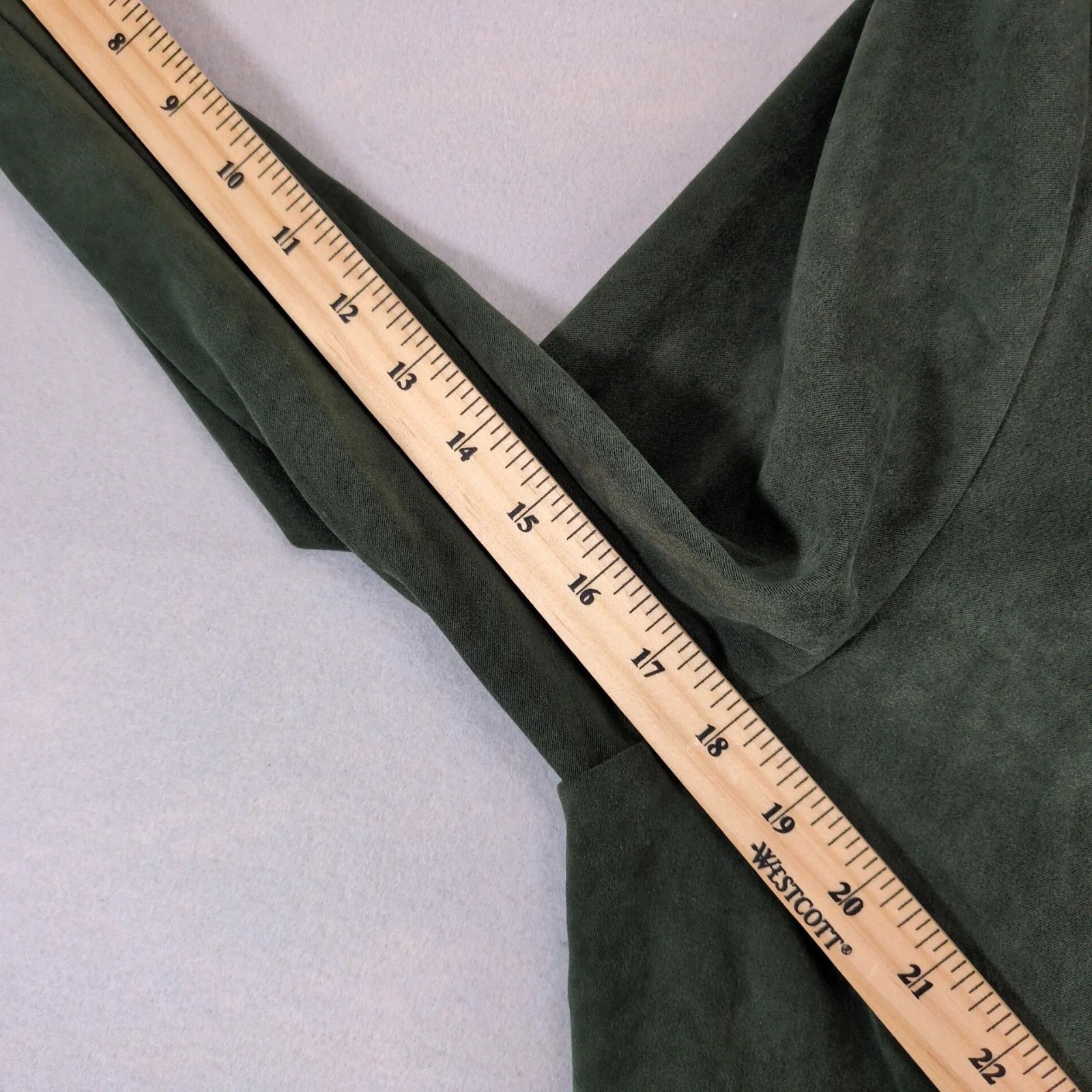 Other Cato Green Microfiber Suede 4-Button Blazer Jacket 22W Size 3XL / US 20-22 - 9 Thumbnail