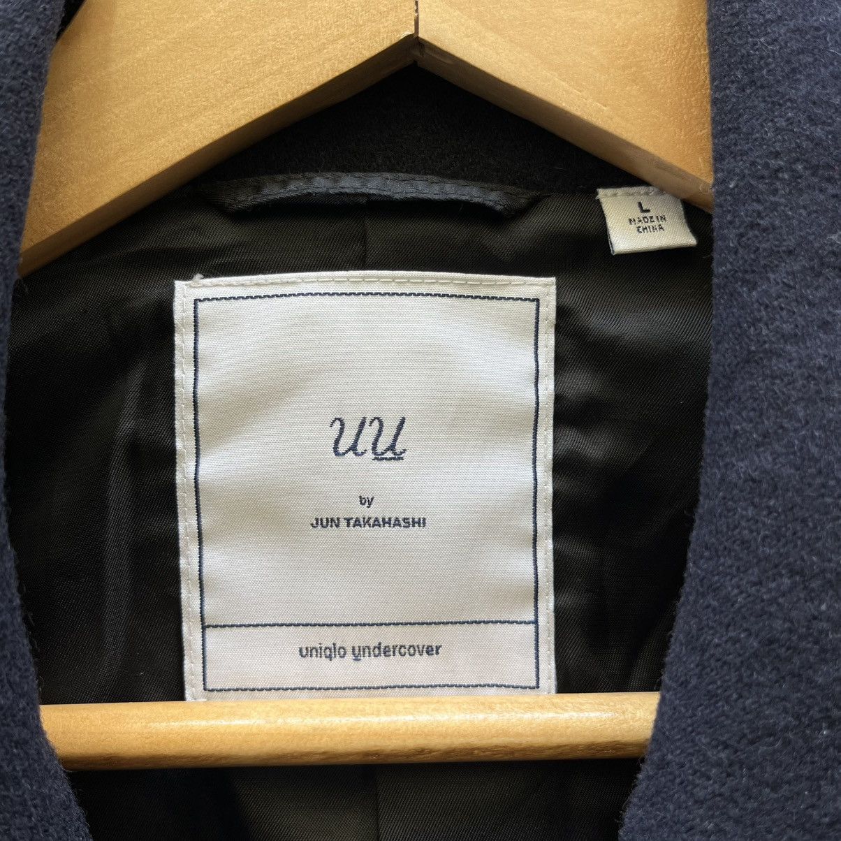 Undercover × Uniqlo Jun Takahashi Undercover Double Breasted Wool Coat Jacket Size US L / EU 52-54 / 3 - 8 Thumbnail