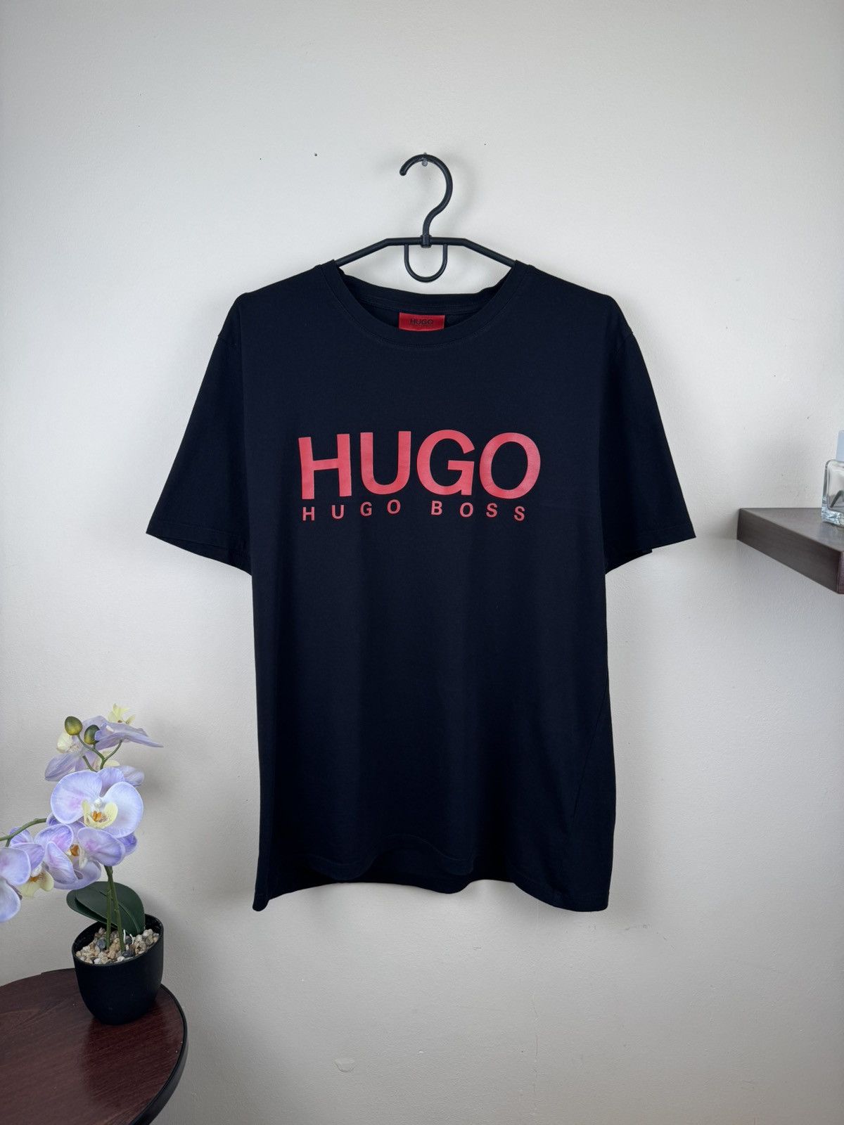 Hugo Boss Hugo Boss T shirt Casual Italy Men’s Luxury M Black Hype Size US M / EU 48-50 / 2 - 1 Thumbnail