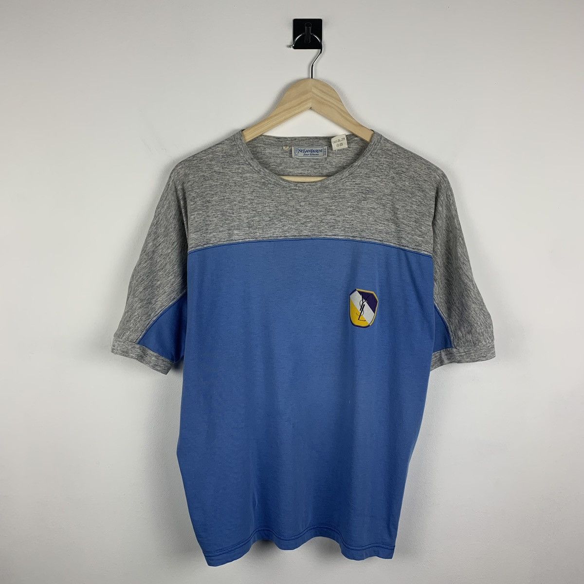 Yves Saint Laurent Vintage Yves Saint Laurent T-Shirt Short Sleeve Luxury Size US L / EU 52-54 / 3 - 1 Thumbnail