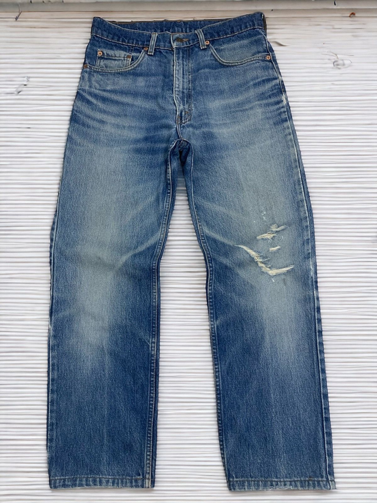 Vintage Reproduction Levis 515 Distressed Denim Pants (AE2)