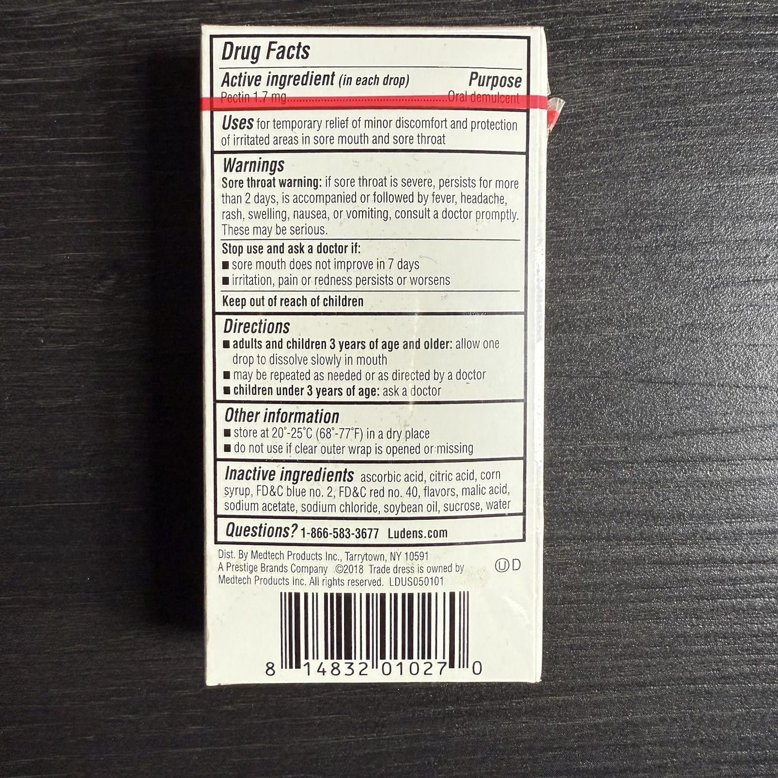 Supreme Supreme/Luden’s Cough Drops (1 Box) Size ONE SIZE - 2 Thumbnail