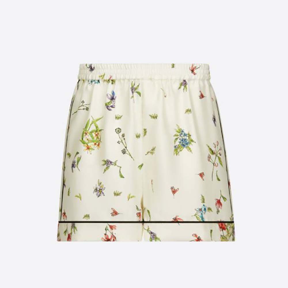 image of Dior O1Bcso1Str0224 Shorts In White, Women's (Size 38)