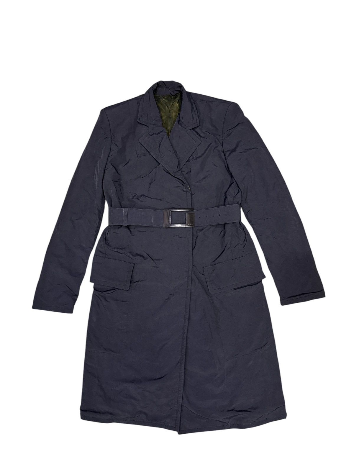 Gucci GUCCI BELTED TRENCH COAT JACKET Size XS / US 0-2 / IT 36-38 - 1 Thumbnail
