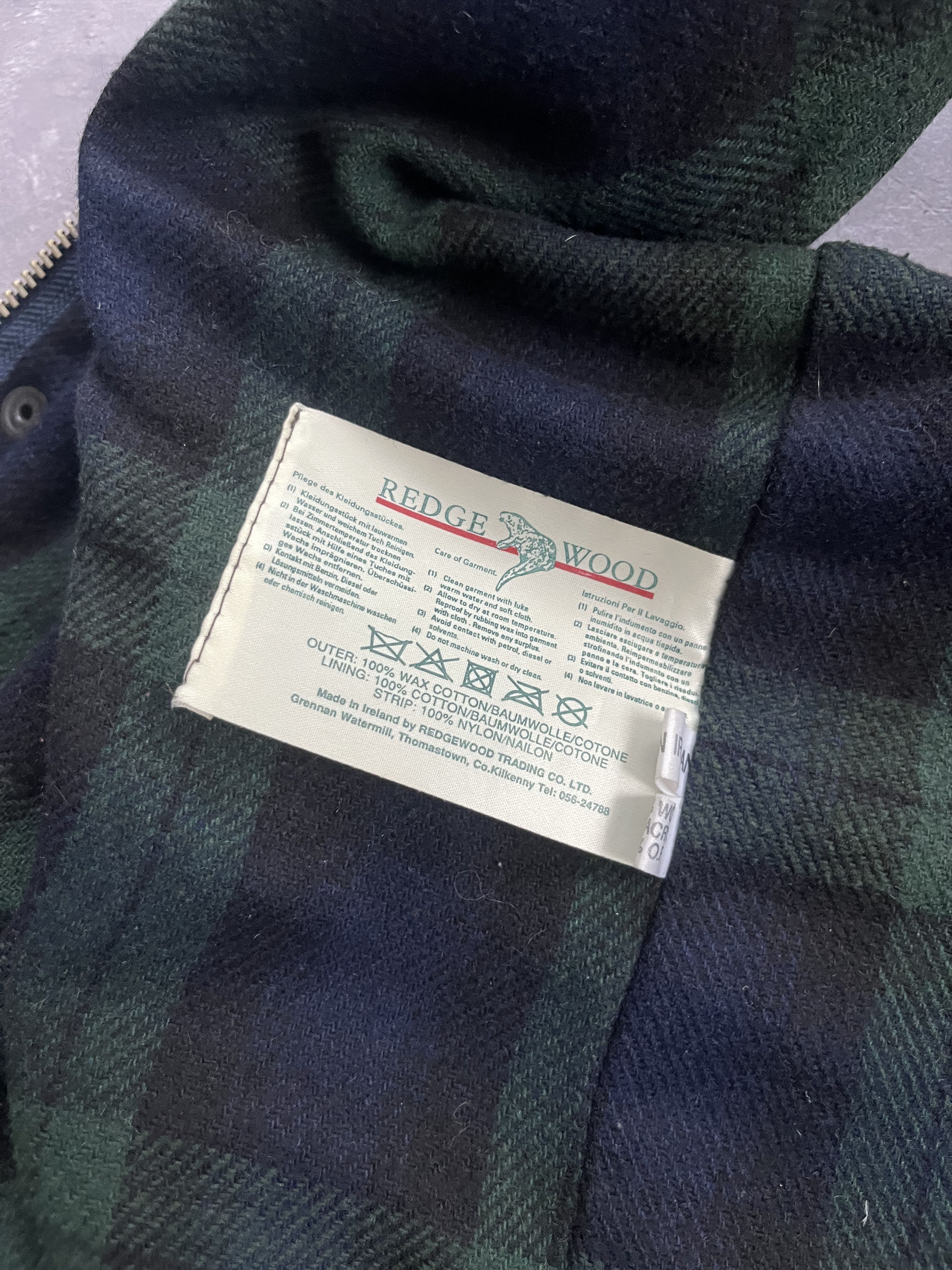 Vintage Vintage REDGE WOOD Waxed Vest Jacket Style Barbour Size US XL / EU 56 / 4 - 11 Thumbnail