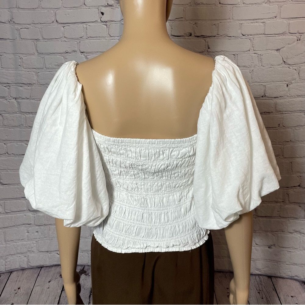 Young Fabulous & Broke NWT New Young Fabulous & Broke Off Shoulder White Yacht Top Size S / US 4 / IT 40 - 9 Thumbnail