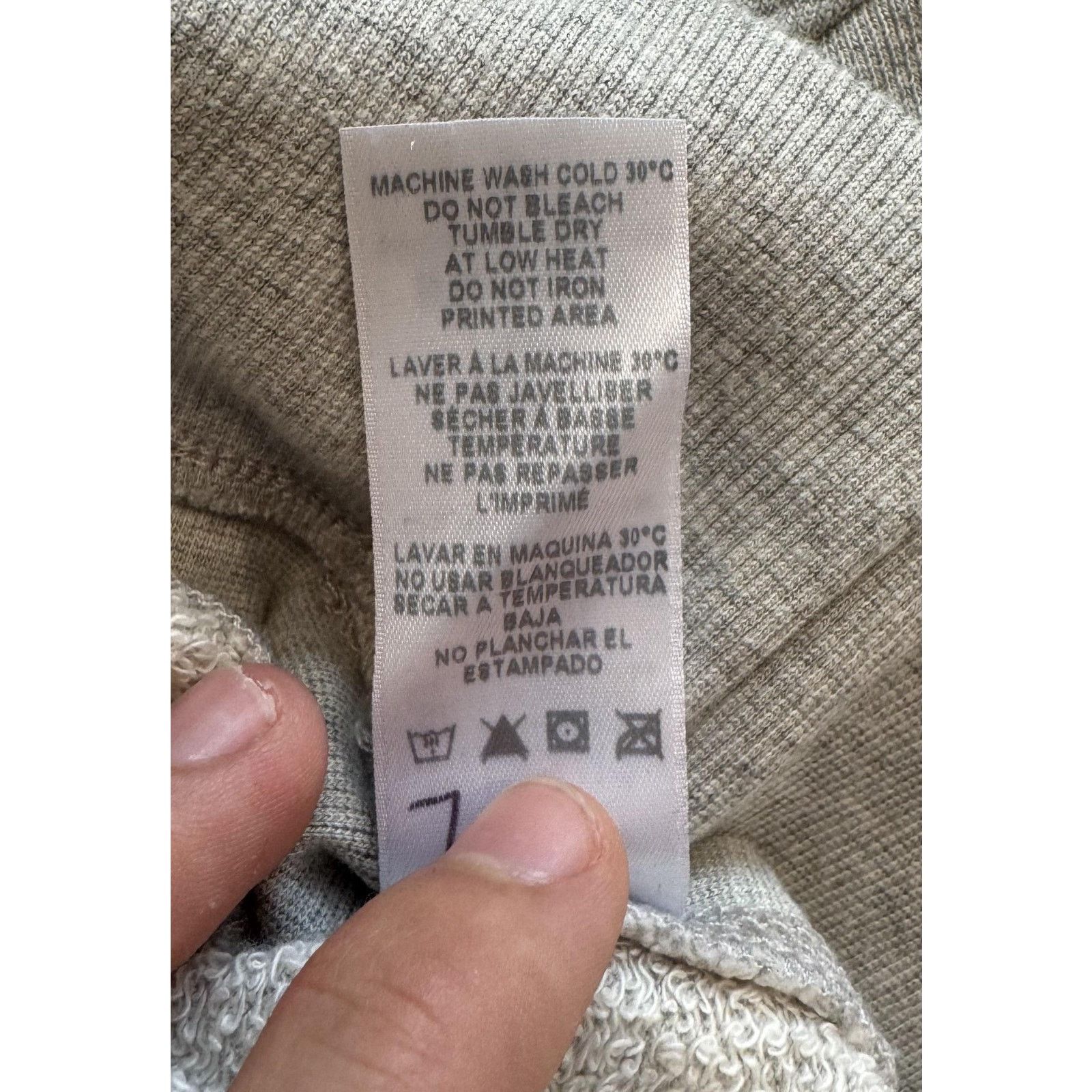 Sundry Sundry Womens XS Gray Locals Heart Sweatshirt Size S / US 4 / IT 40 - 5 Thumbnail